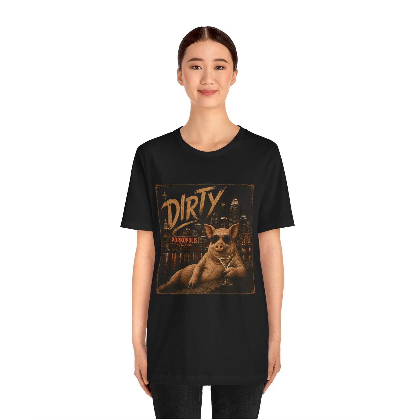 DIRTY Porkopolis Martini T-Shirt 🍸🐷
