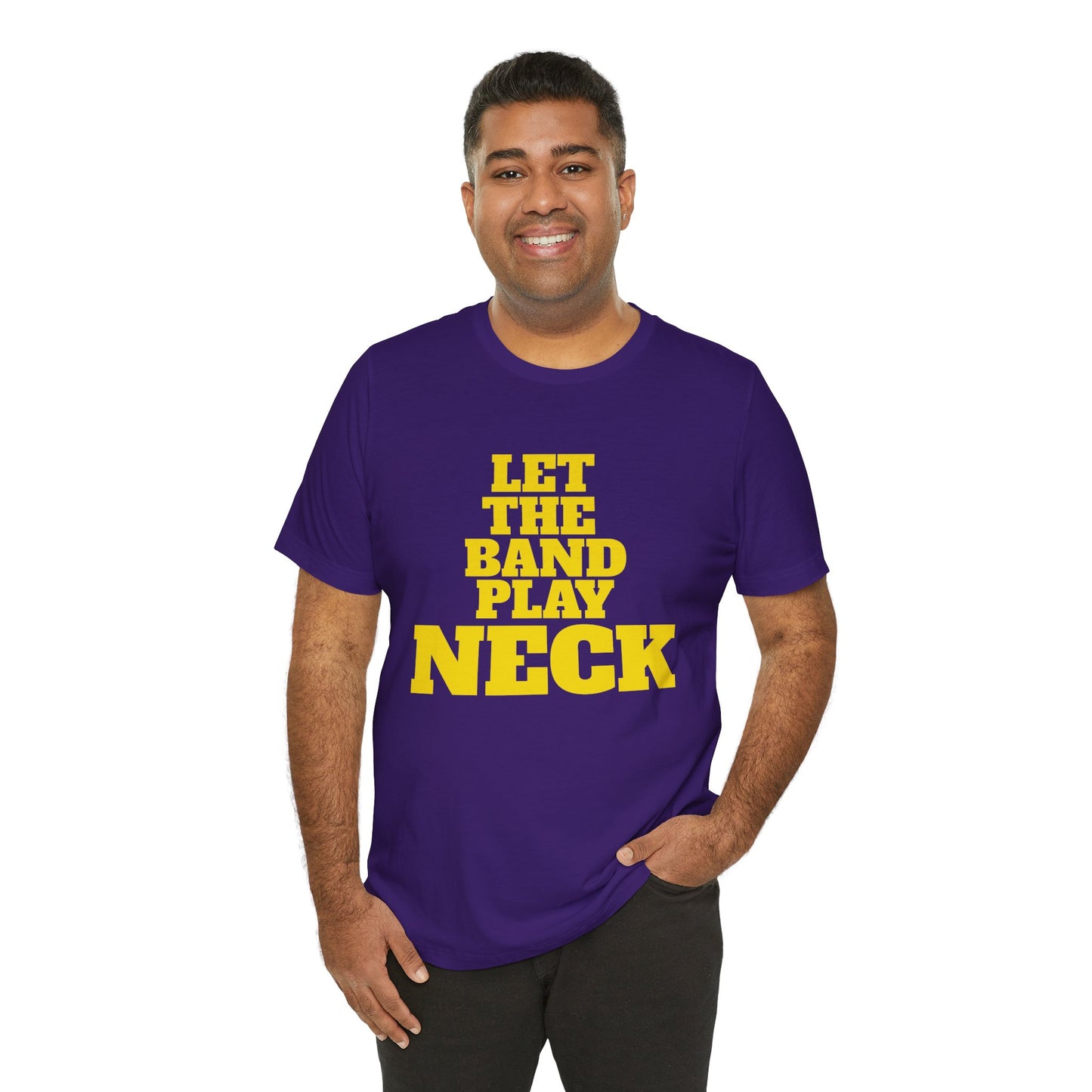 Tiger Nation Let The Band Play Neck Tee