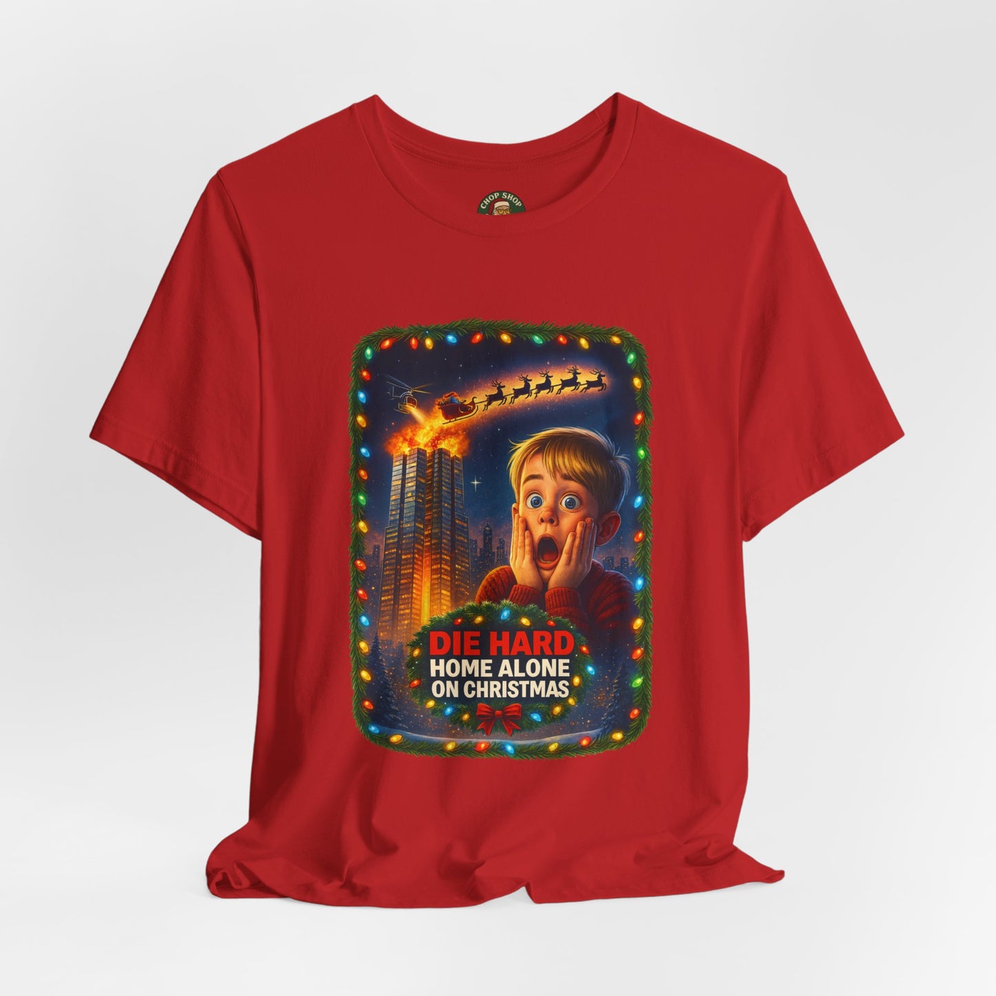 Die Hard x Home Alone Christmas Movie Tee — "Yippee-Ki-Yay Ya Filthy Animal" Holiday T-Shirt