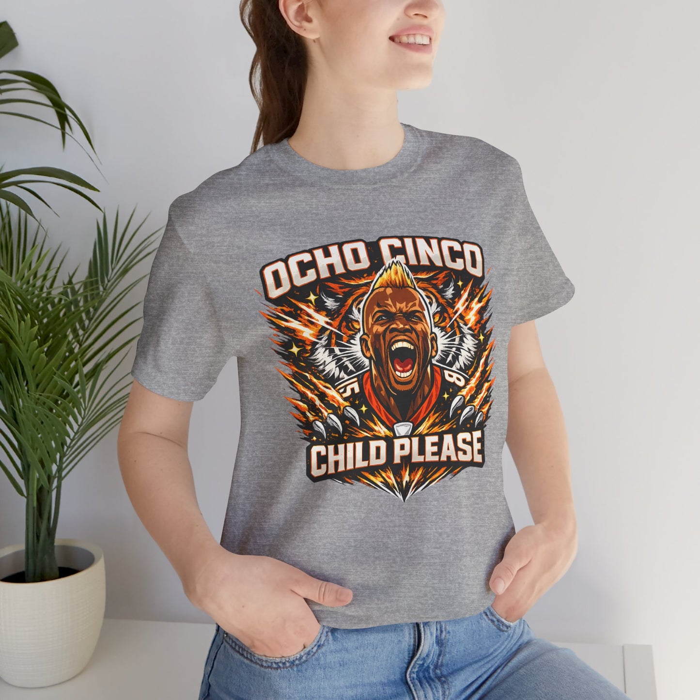 Ocho Cinco Child Please T-Shirt — Funny Cinco de Mayo Party Tee