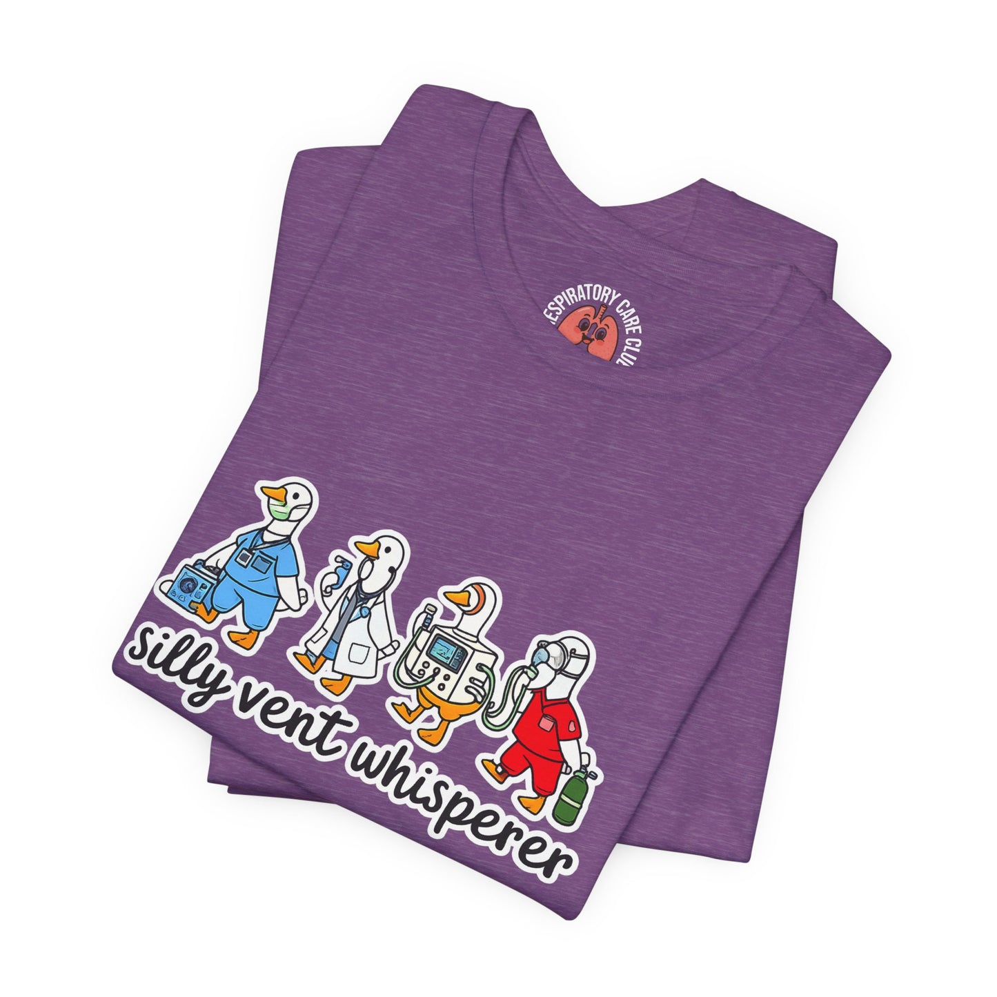 Silly Vent Whisperer Tee — Funny Crew respiratory care club