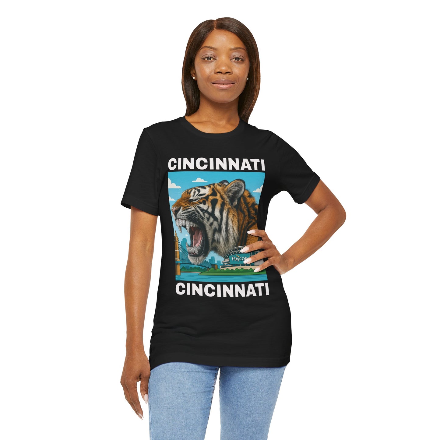 🔥💎🐅 Iced Out Roar – Queen City Tiger Tee