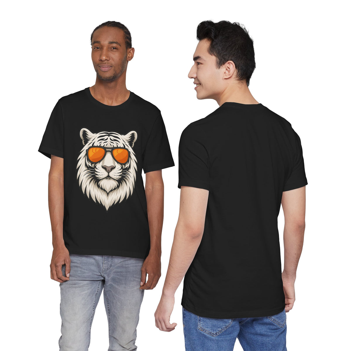 Cool Tiger Orange Sunglasses Tee
