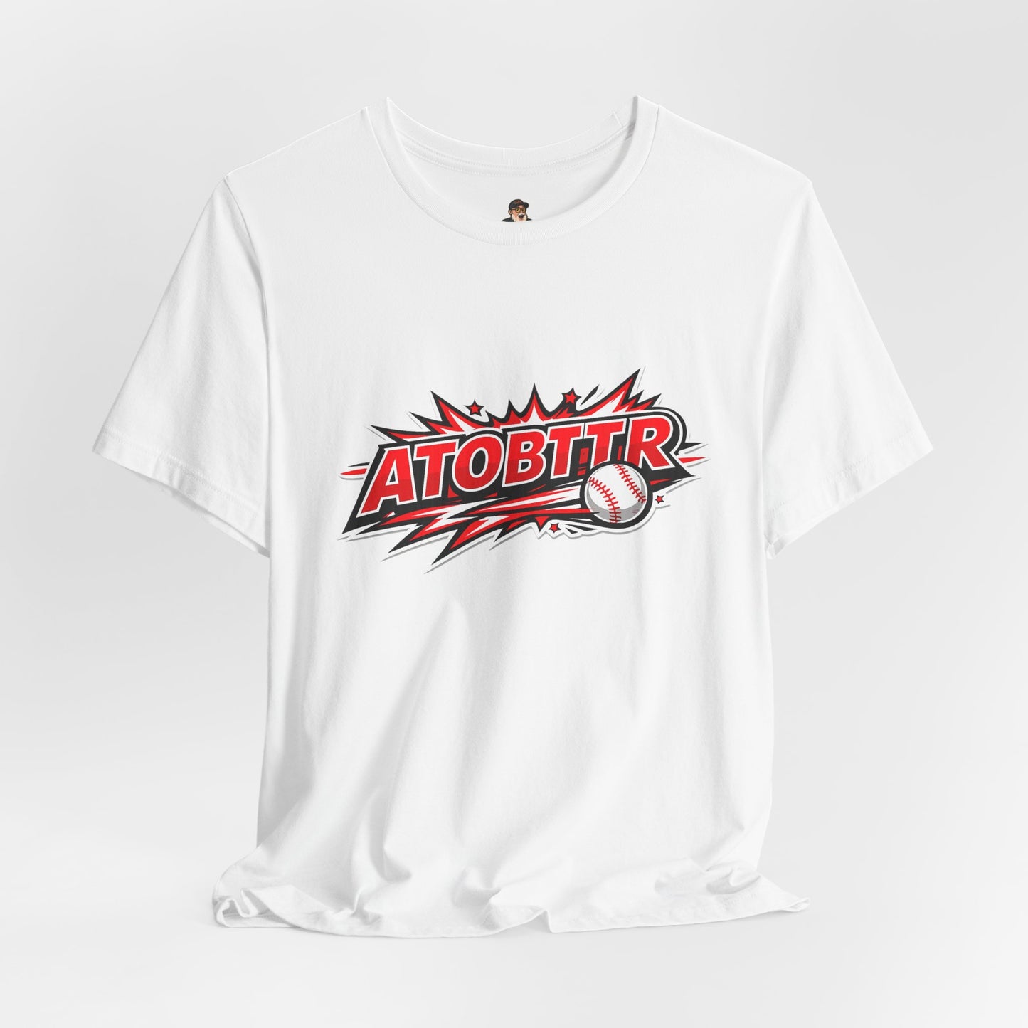 ATOBTTR Baseball Graphic Tee – Retro Explosive Sports Shirt