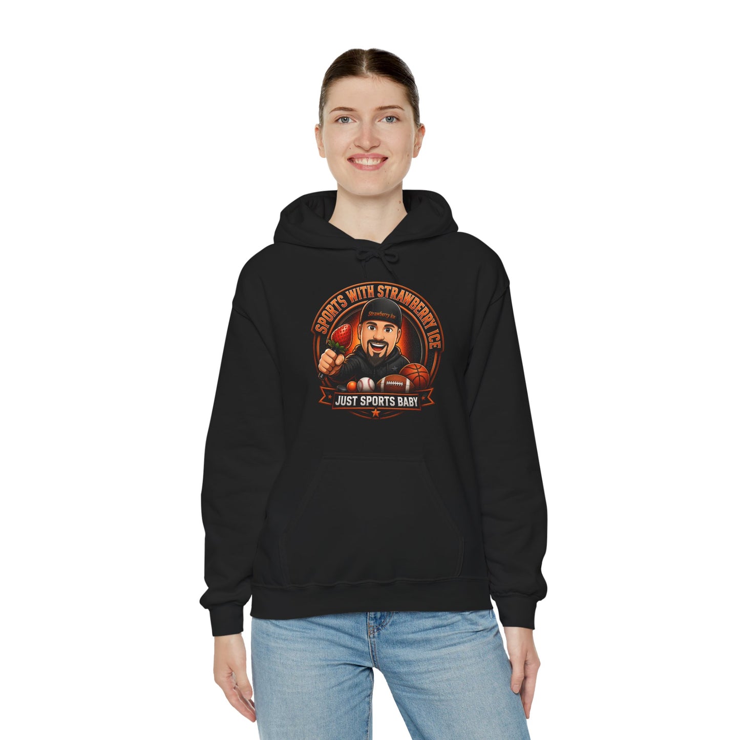 Official Sports with Strawberry Ice Pullover Hoodie