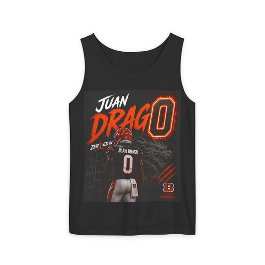 'Juan Drago 0' Team Jersey Design Football Player Graphic Tank Top