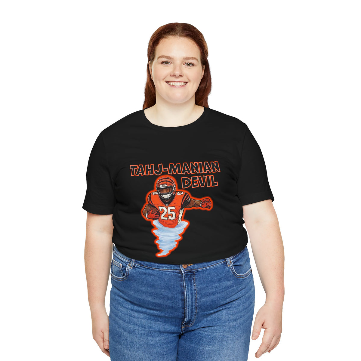 Tahj-Manian Devil Graphic Unisex Jersey Tee