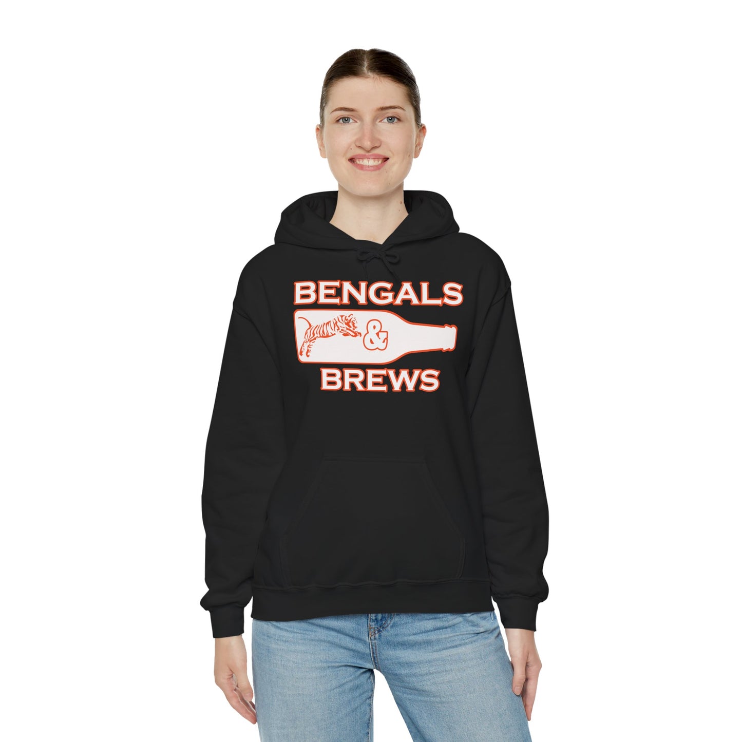 Bengals & Brews Unisex Hoodie for Game Day