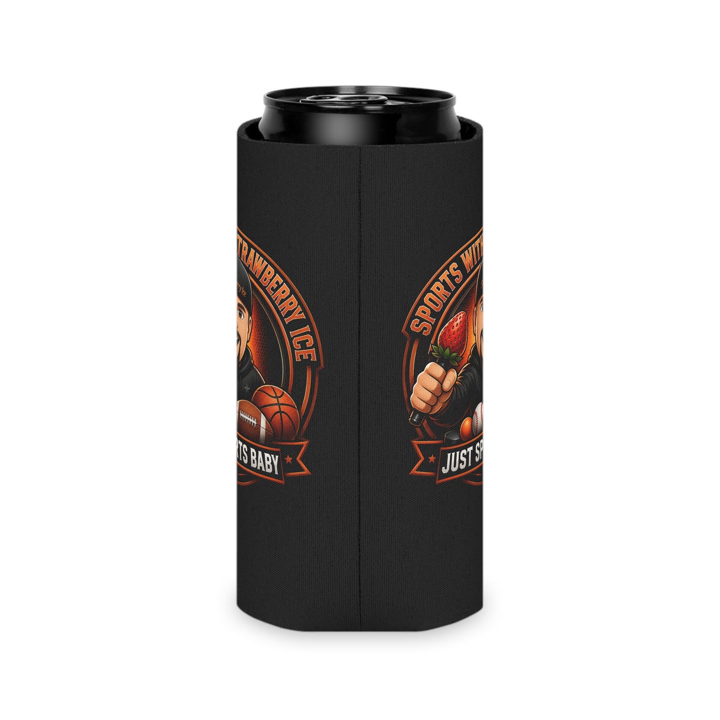 Sports with Strawberry Ice Can Cooler