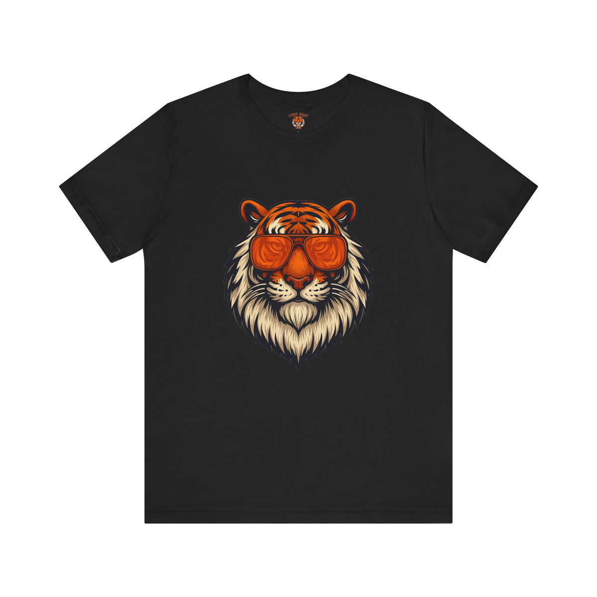 Orange Tint Bengal Cool Tiger Graphic Tee - Unisex Jersey Short Sleeve T-Shirt