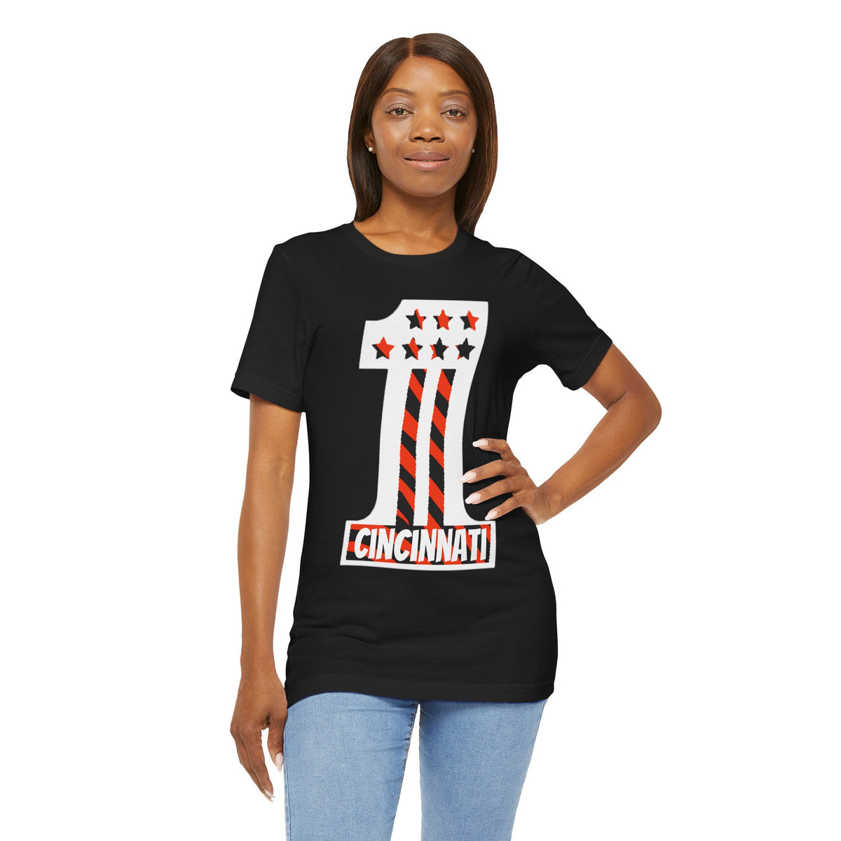 Cincinnati #1 Unisex Jersey Short Sleeve Tee