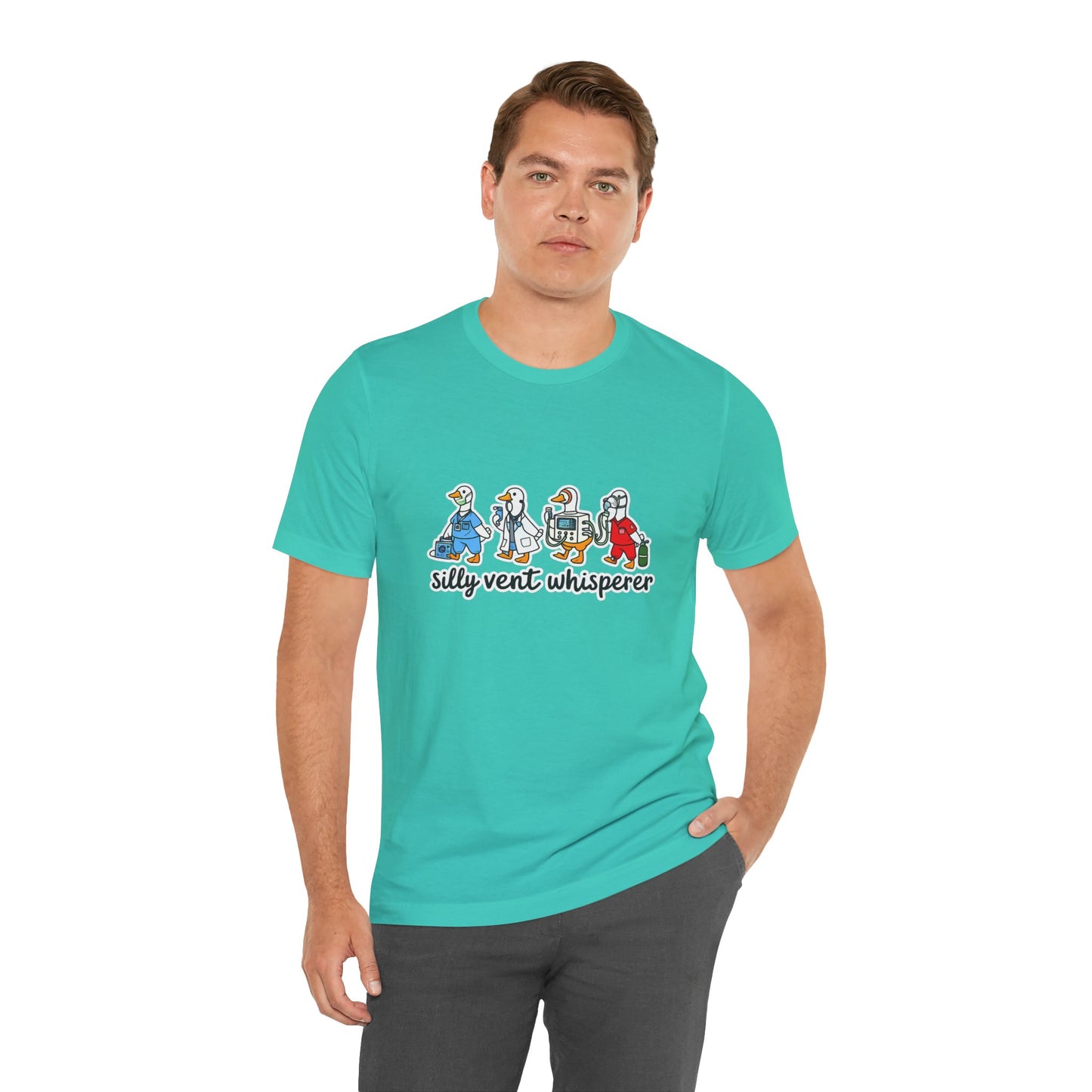 Silly Vent Whisperer Tee — Funny Crew respiratory care club