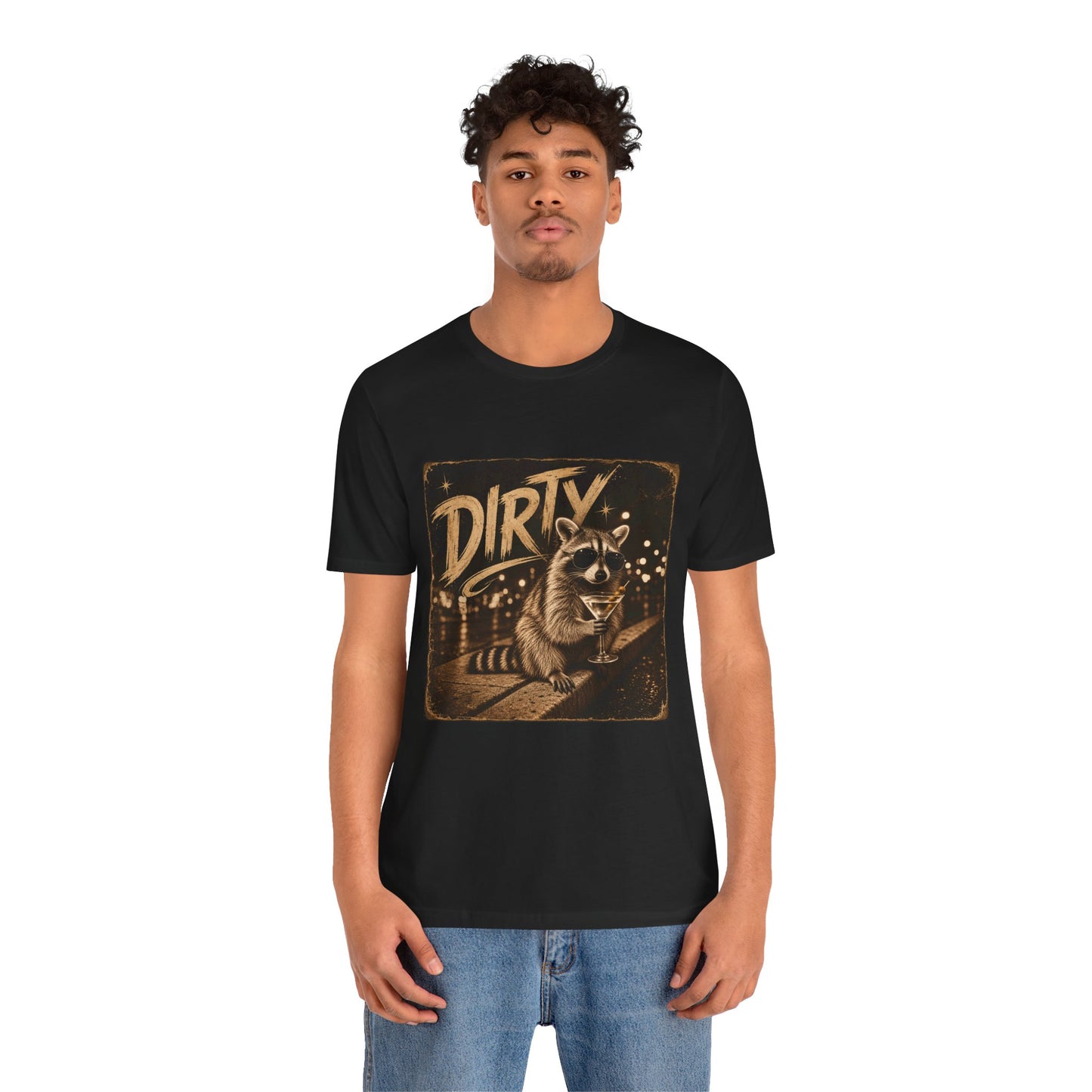 DIRTY Raccoon Martini T-Shirt 🍸🦝