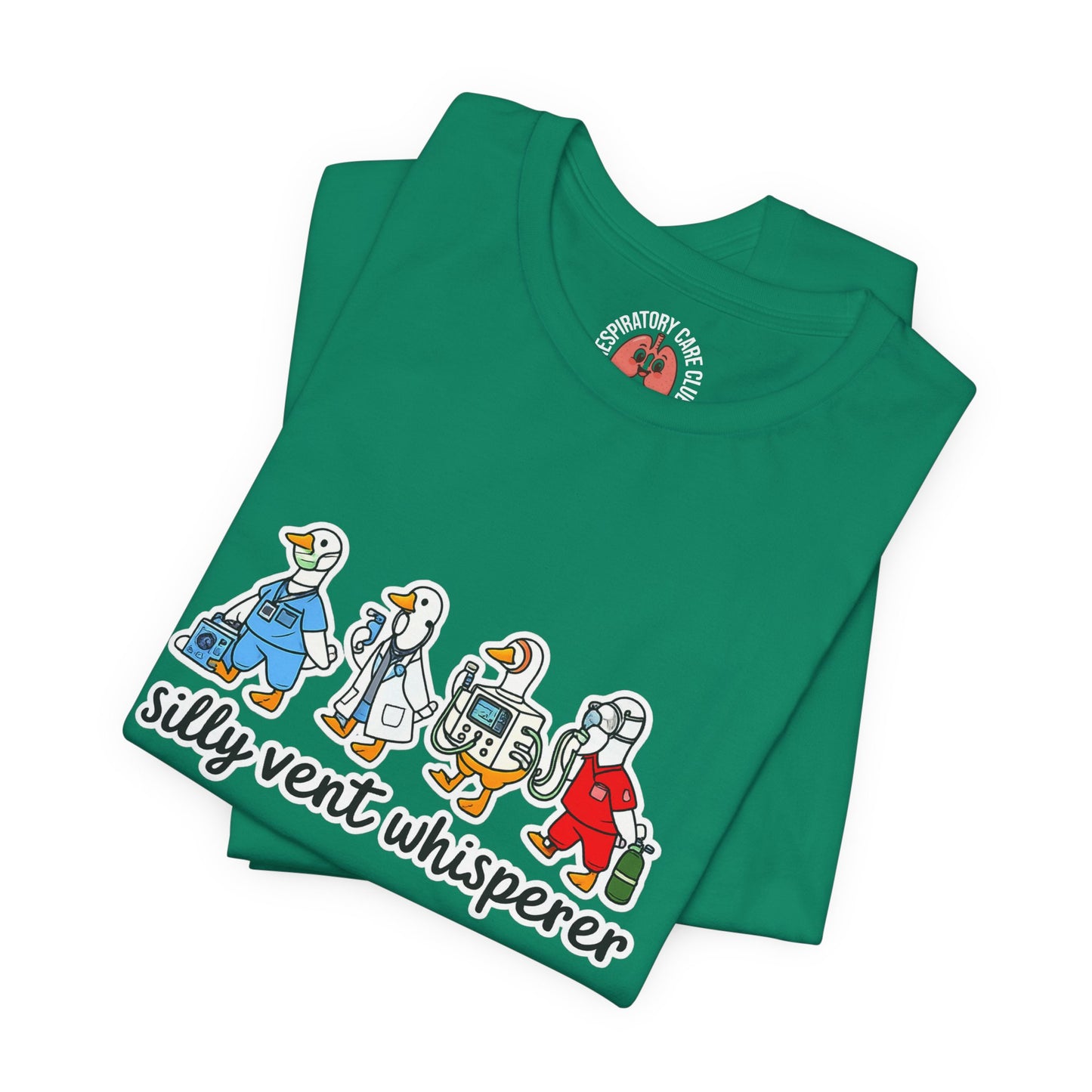 Silly Vent Whisperer Tee — Funny Crew respiratory care club