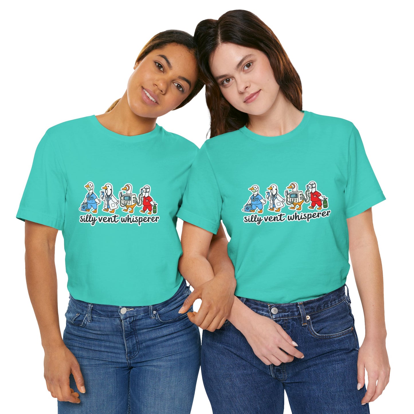 Silly Vent Whisperer Tee — Funny Crew respiratory care club