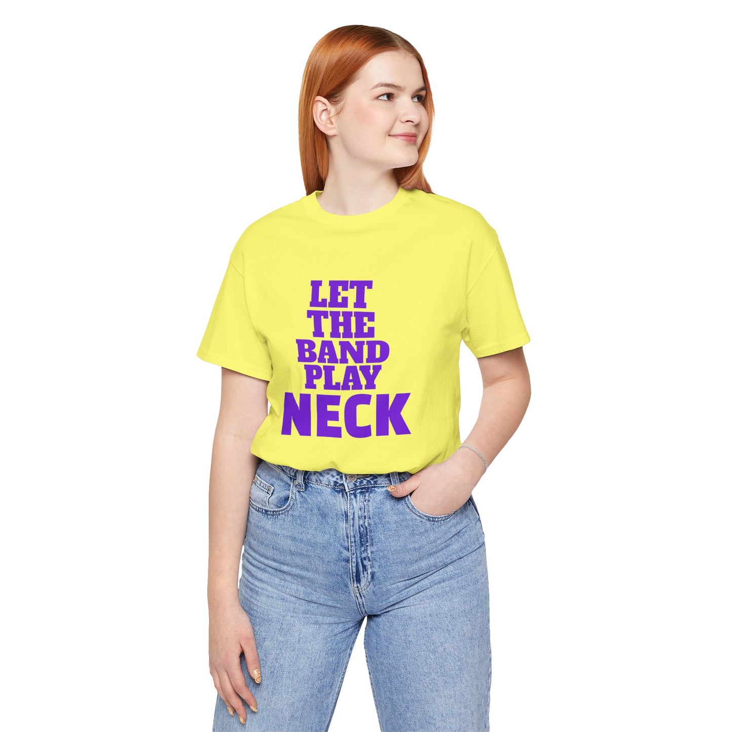 Tiger Nation Let The Band Play Neck Tee