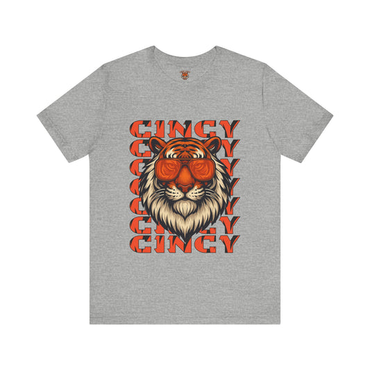 Cincy Tiger Unisex Jersey Short Sleeve Tee