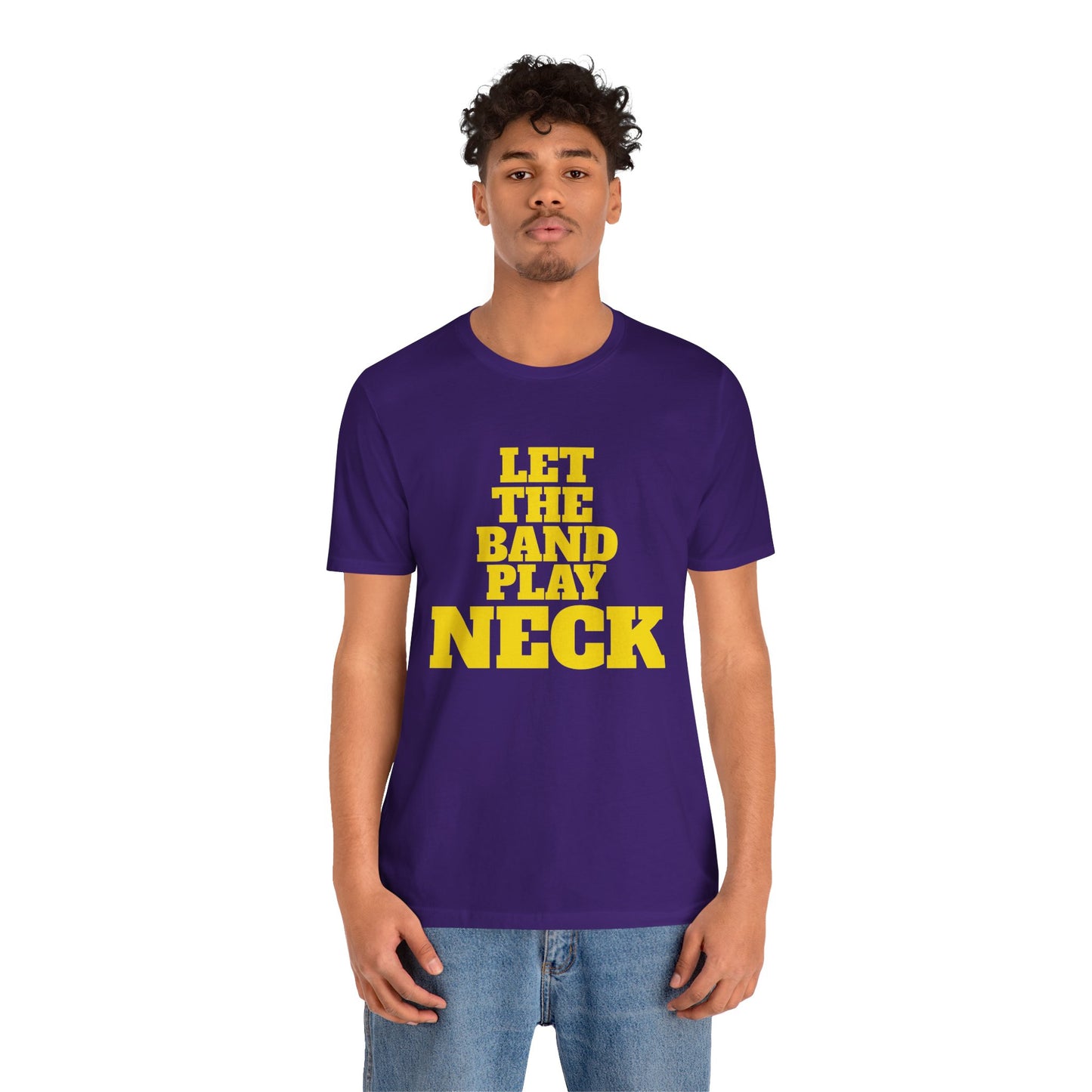 Tiger Nation Let The Band Play Neck Tee