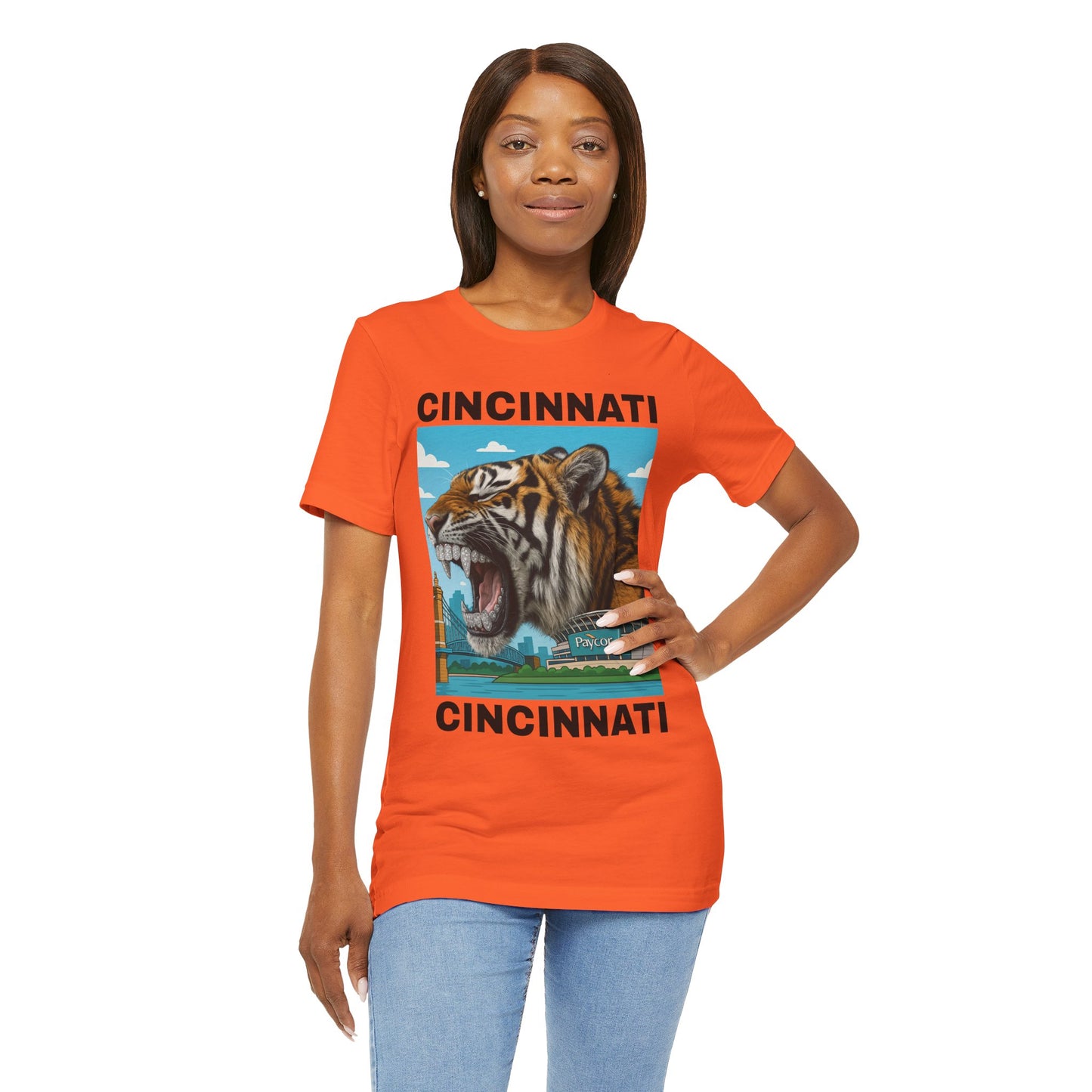 🔥💎🐅 Iced Out Roar – Queen City Tiger Tee