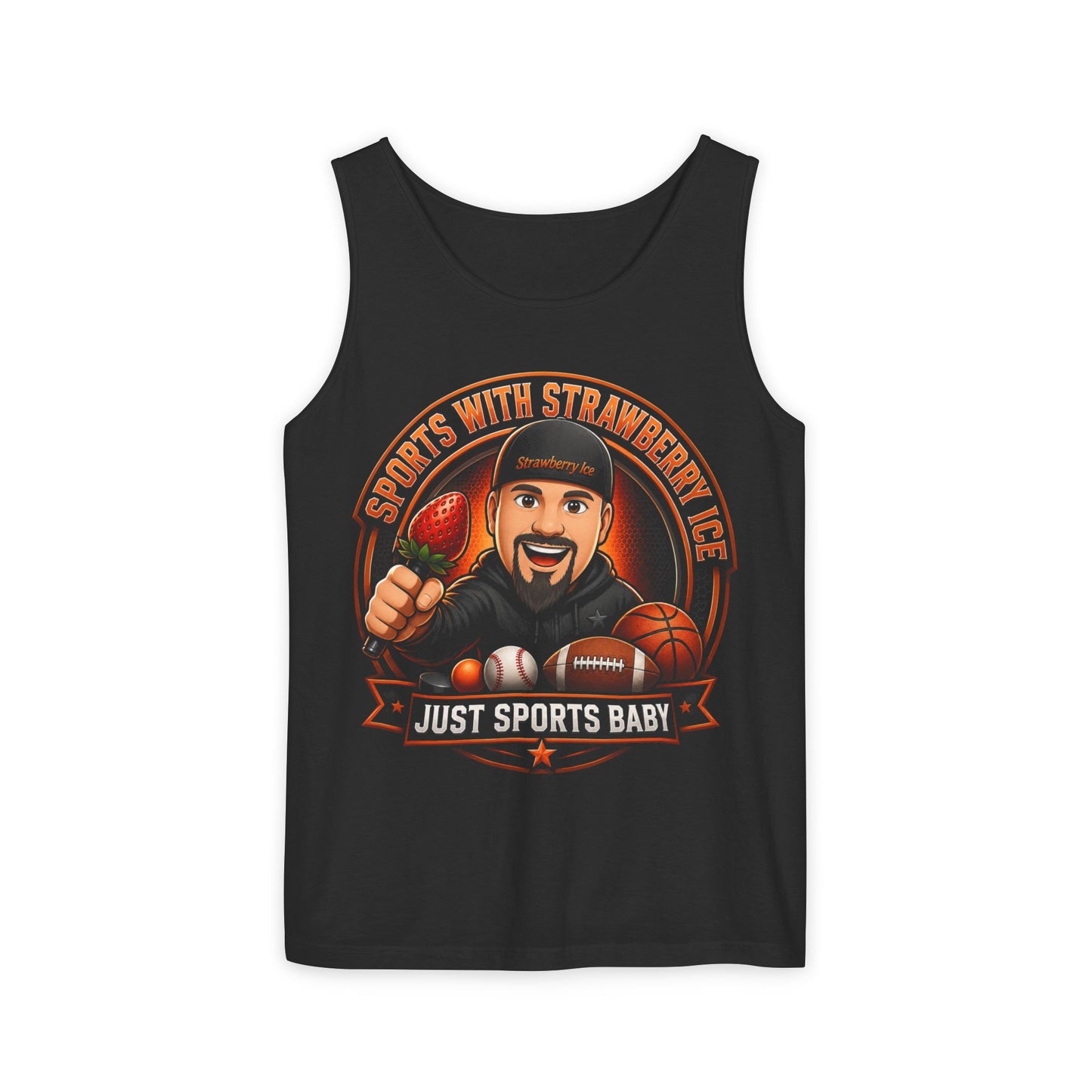 Sports with Strawberry Ice Fan Tank Top