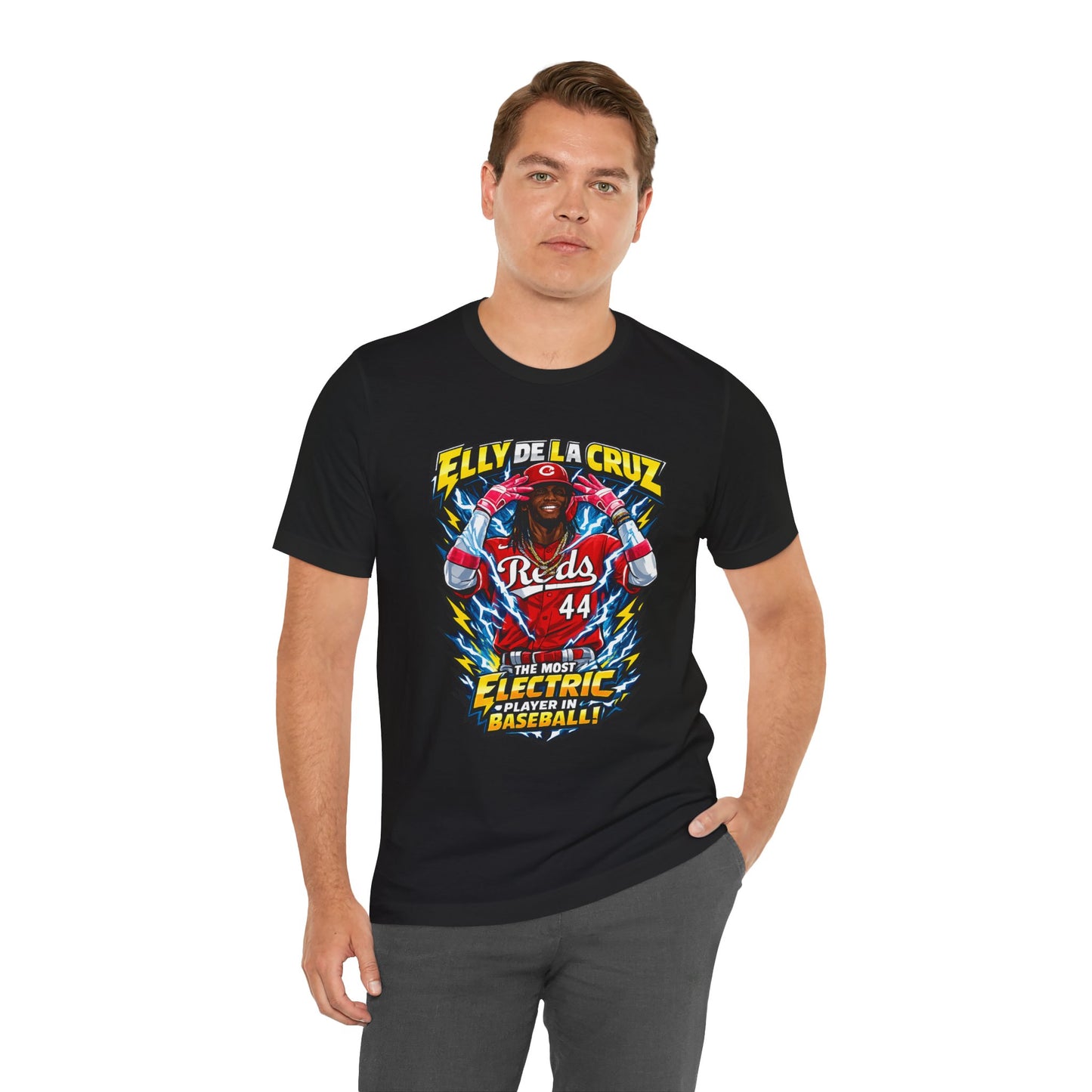 Elly De La Cruz 'The Most Electric Player in Baseball' Reds Baseball Tee
