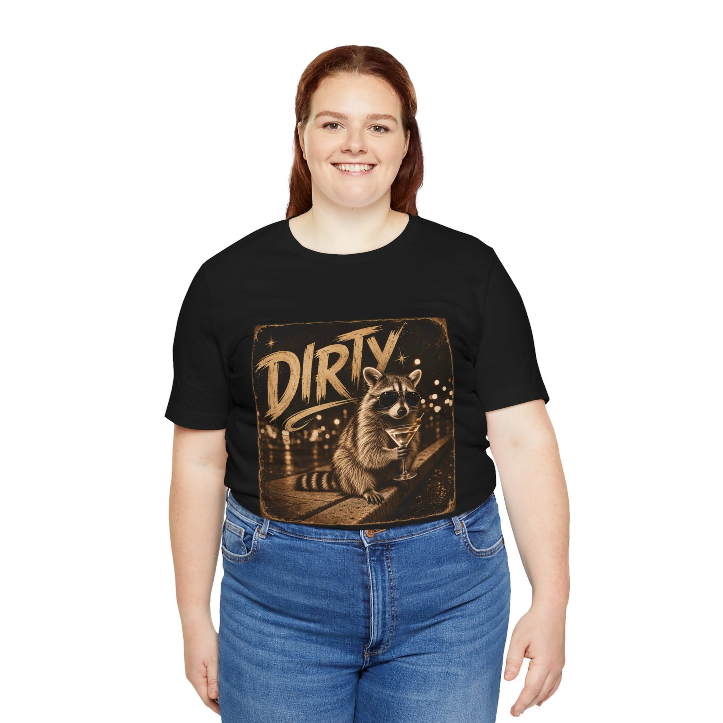 DIRTY Raccoon Martini T-Shirt 🍸🦝