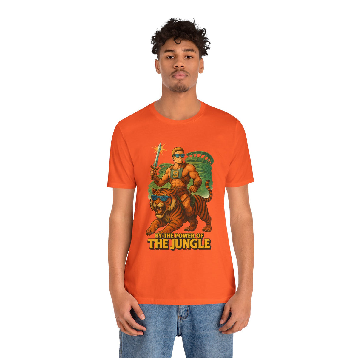 He-Joe Tee Shirt for Cincinnati Bengals Fans - He-Man Parody Design