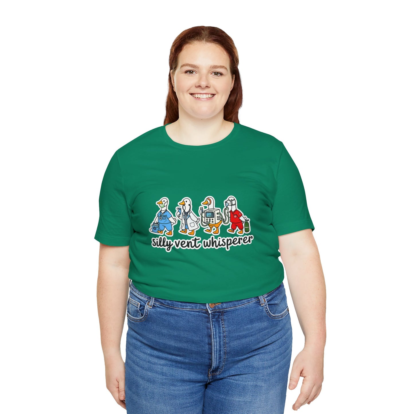 Silly Vent Whisperer Tee — Funny Crew respiratory care club