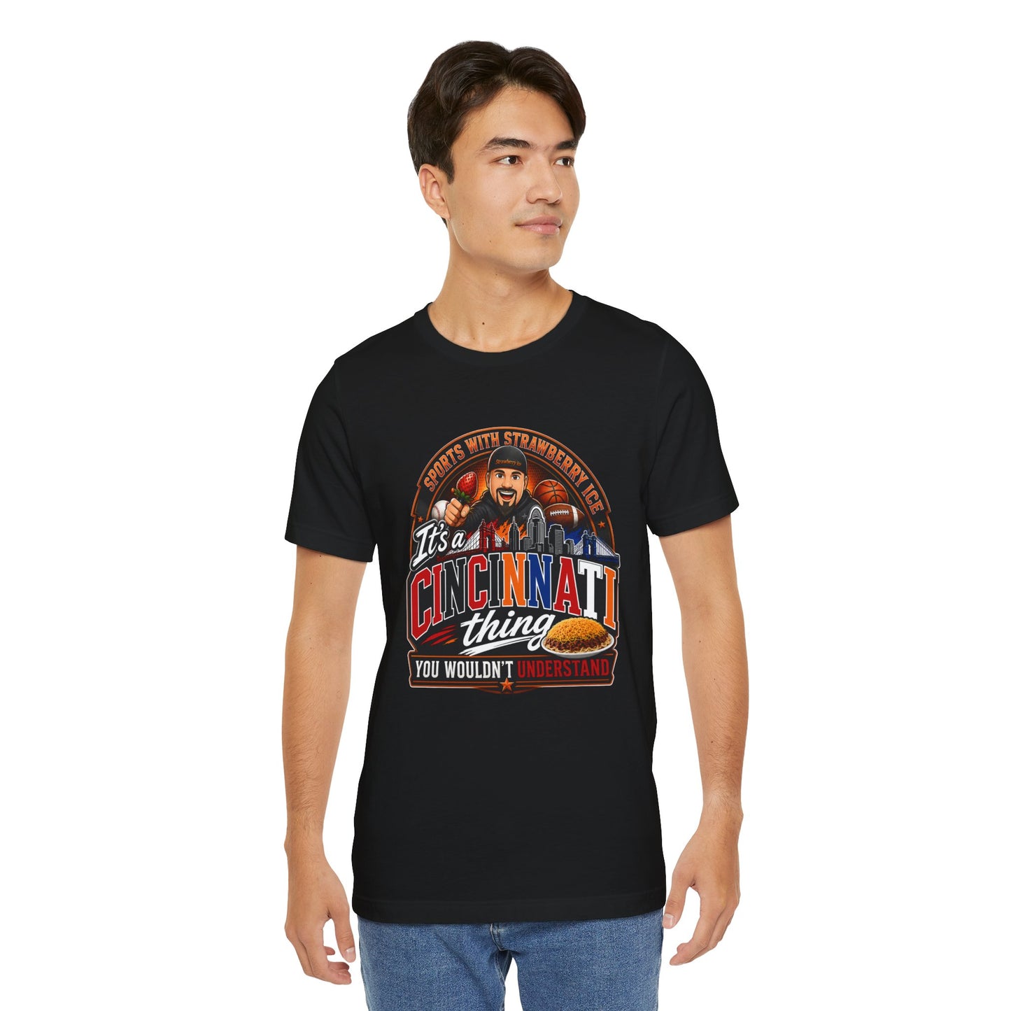 Sports with Strawberry Ice - Cincinnati Thing T‑Shirt — Cincinnati Pride Tee
