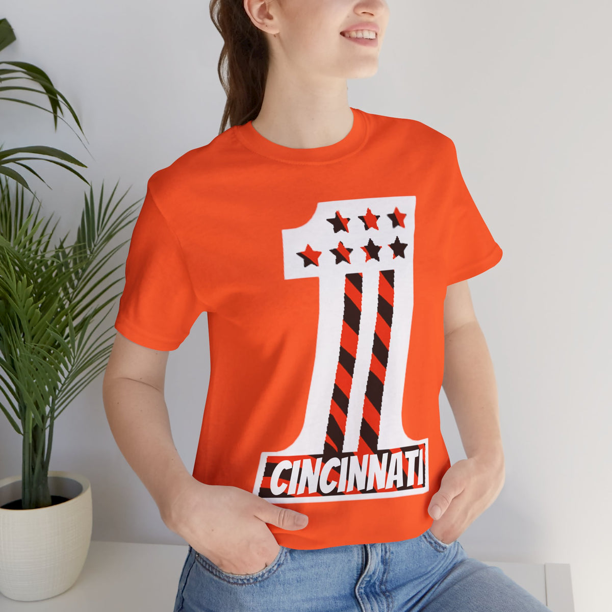Cincinnati #1 Unisex Jersey Short Sleeve Tee