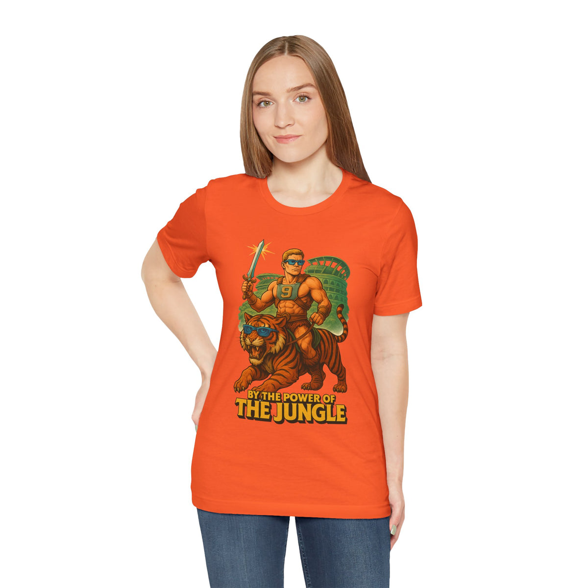 He-Joe Tee Shirt for Cincinnati Bengals Fans - He-Man Parody Design