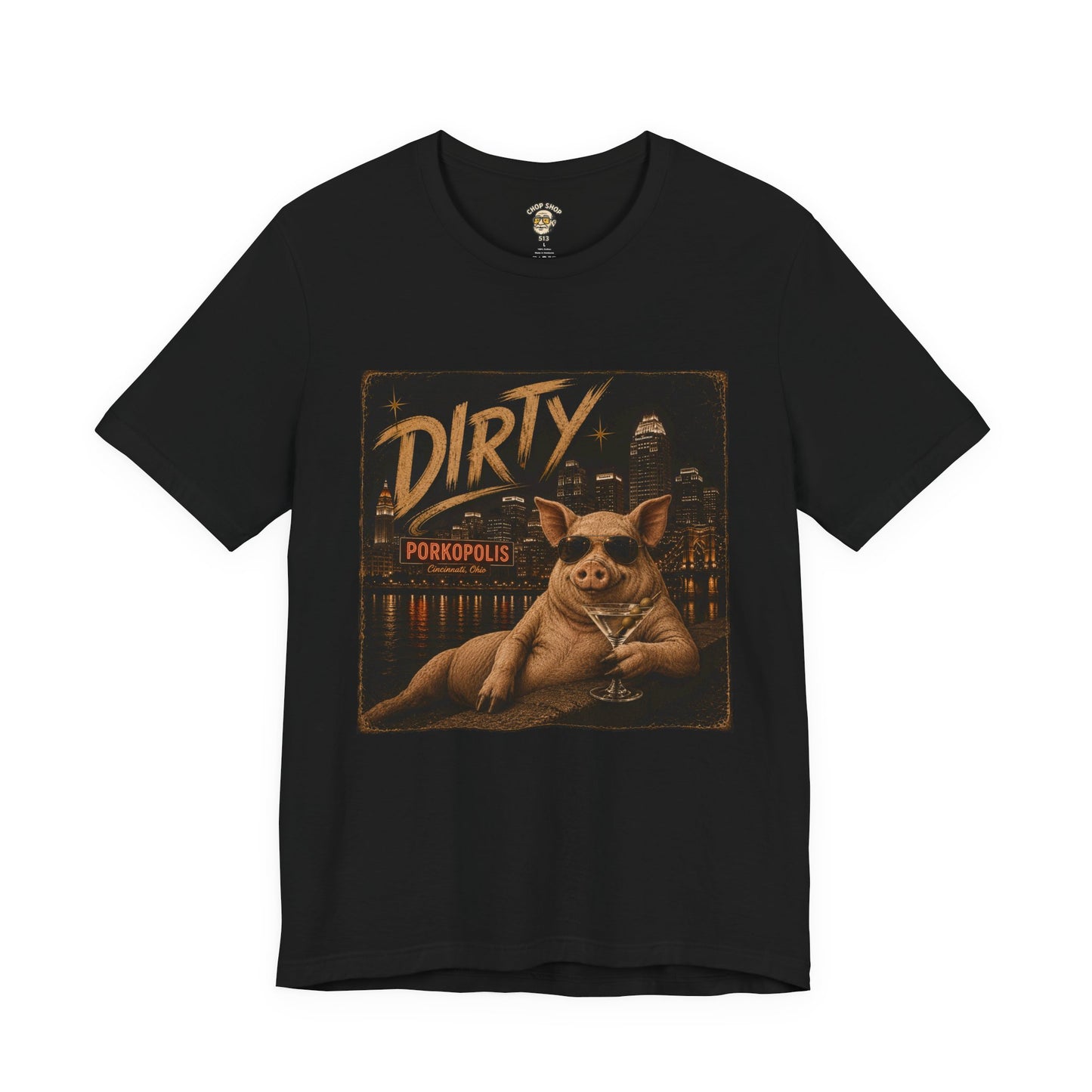 DIRTY Porkopolis Martini T-Shirt 🍸🐷