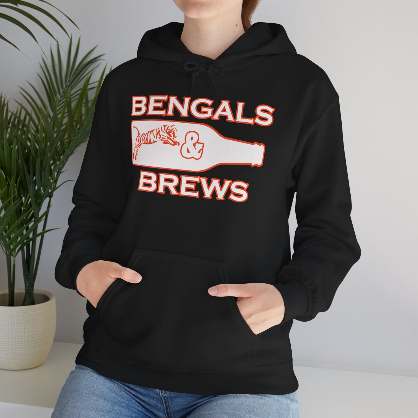 Bengals & Brews Unisex Hoodie for Game Day