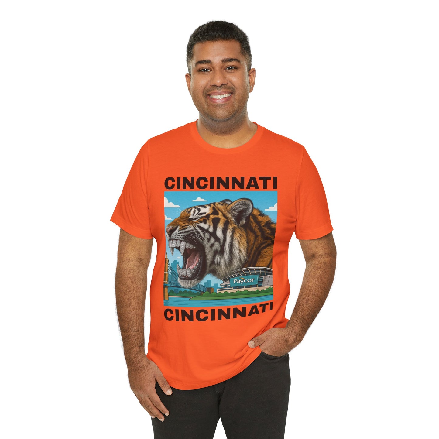 🔥💎🐅 Iced Out Roar – Queen City Tiger Tee