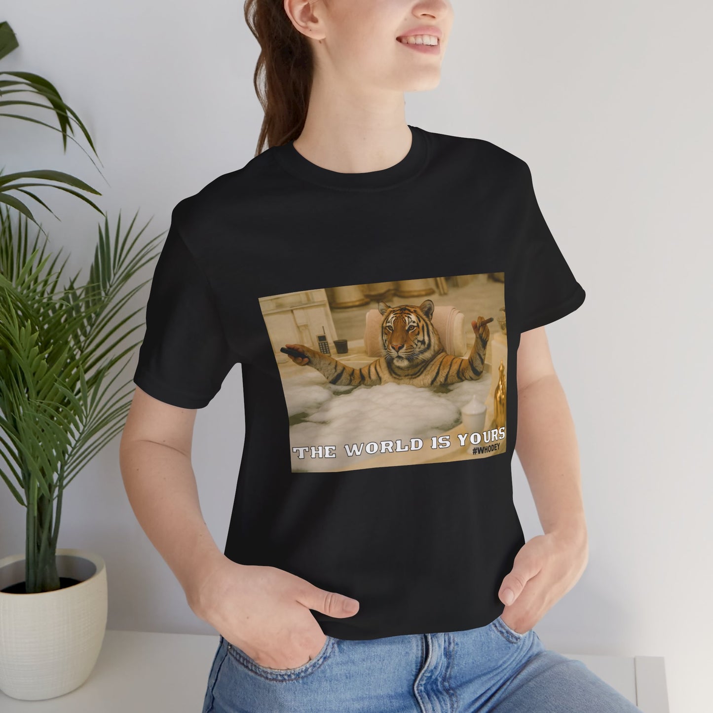 🐅 The World Is Yours – Luxury Tiger Graphic Tee