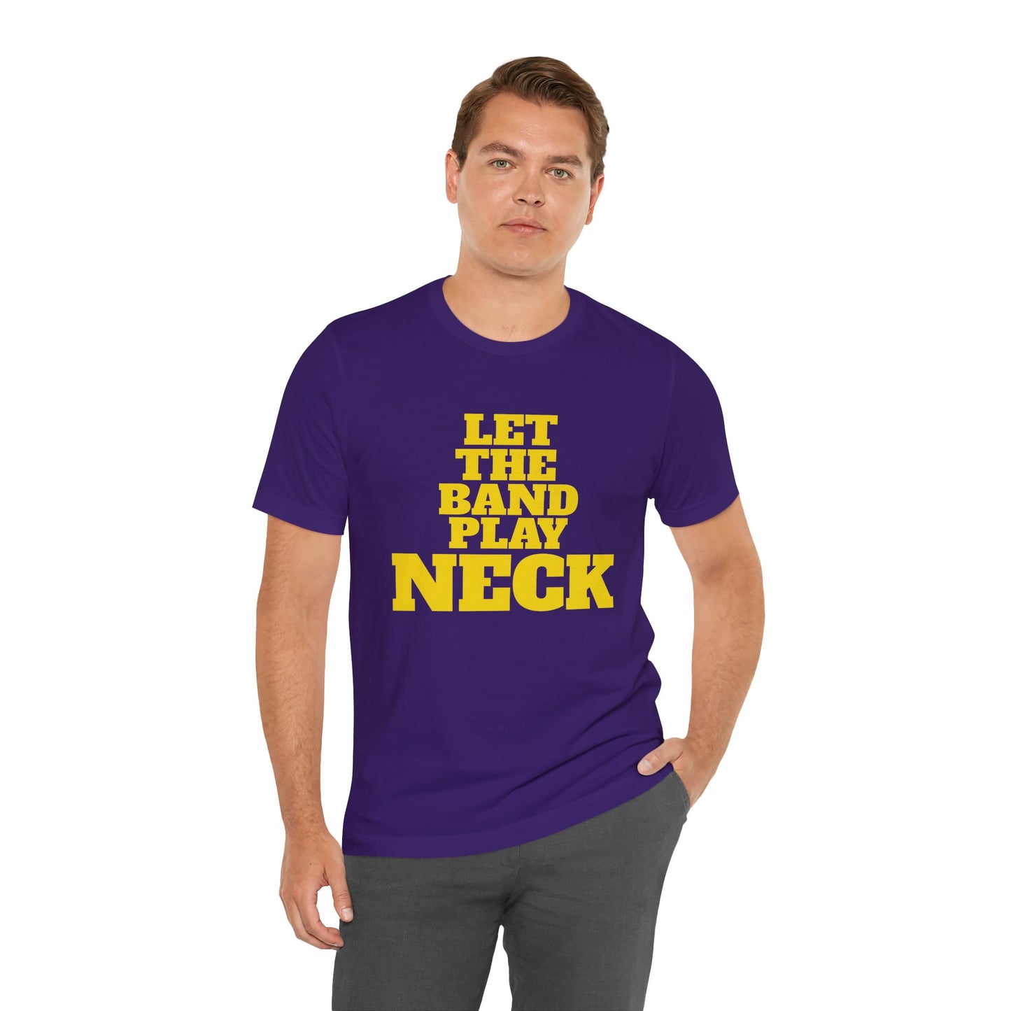 Tiger Nation Let The Band Play Neck Tee