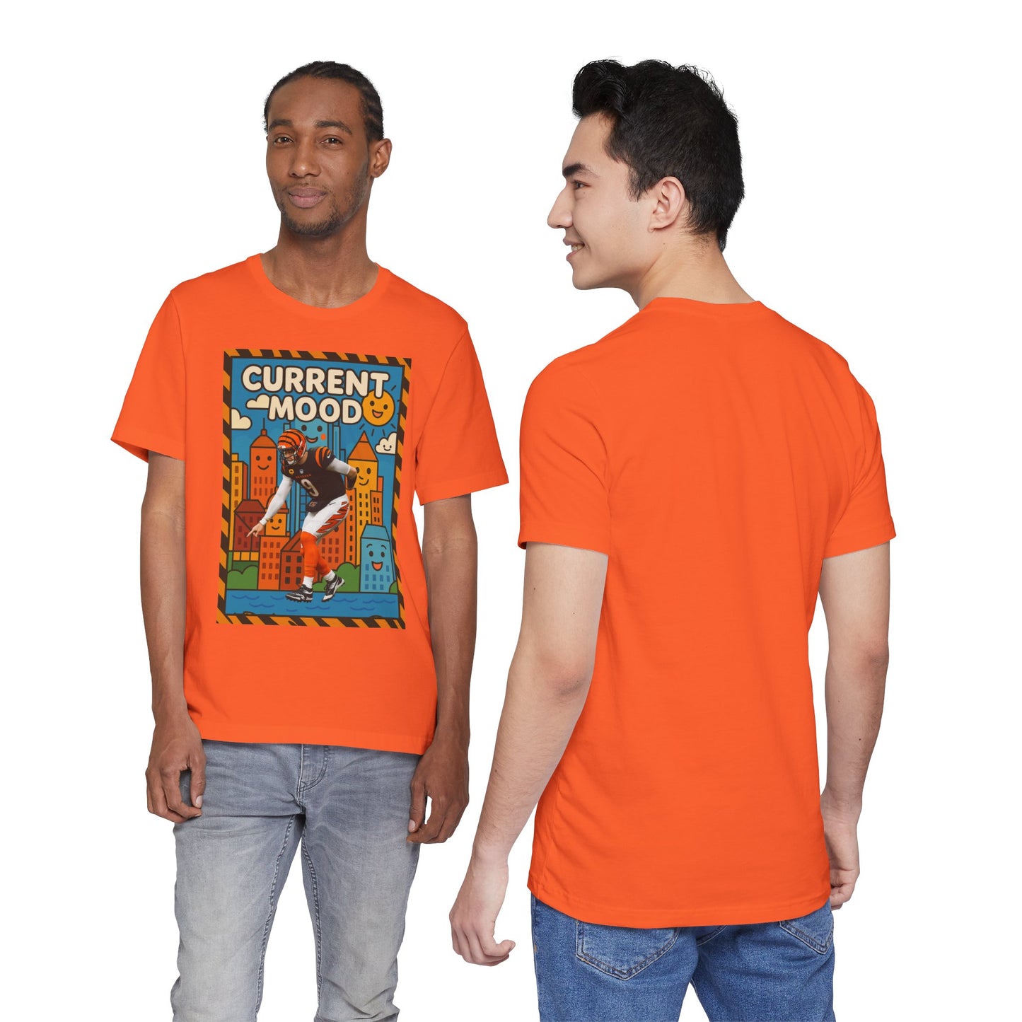Current Mood: Hitting the Griddy T-Shirt – Joe Burrow Cincinnati Football Tee