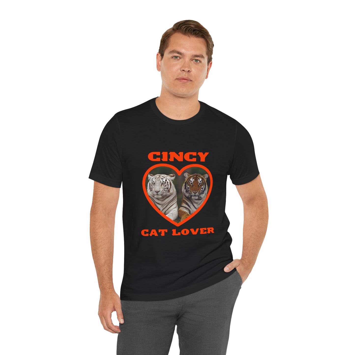 Cincy Cat Lover Unisex Jersey Tee - Perfect for WhoDey Lovers