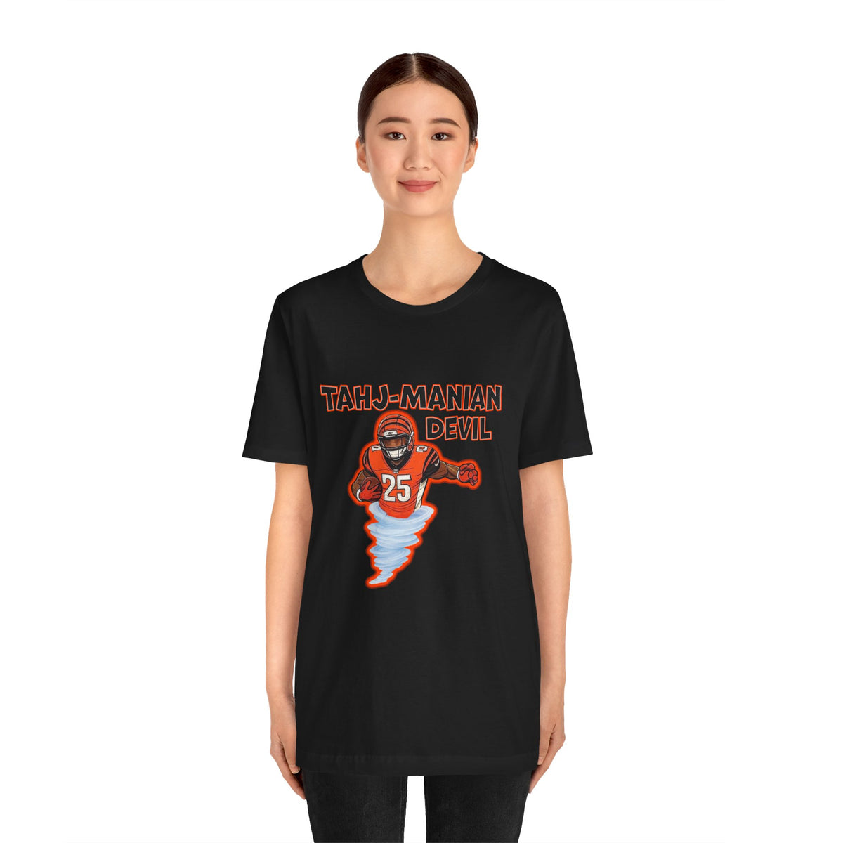 Tahj-Manian Devil Graphic Unisex Jersey Tee