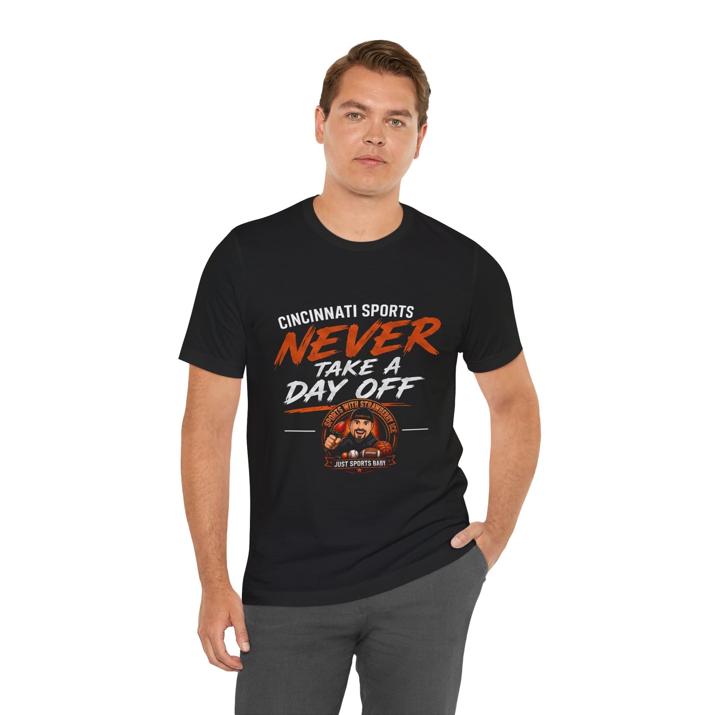 Never Take a Day Off | Official Sports with Strawberry Ice Tee