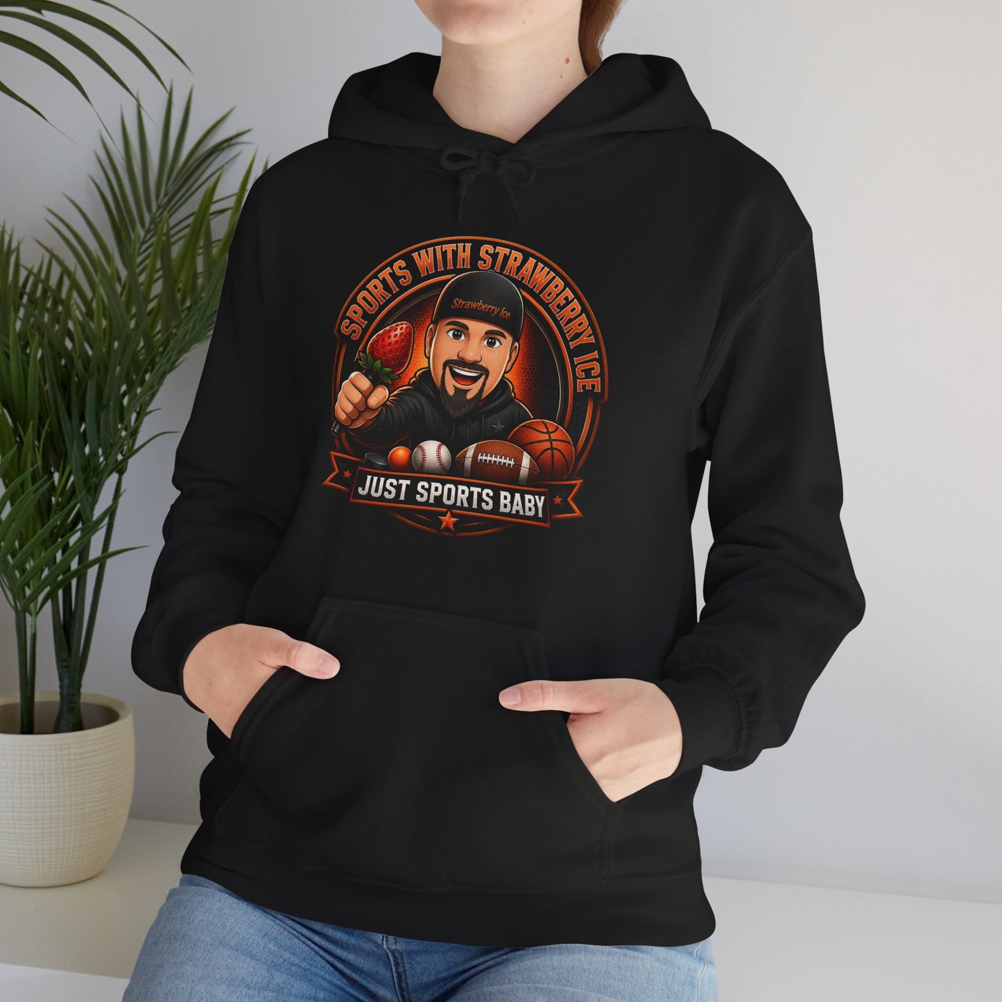 Official Sports with Strawberry Ice Pullover Hoodie
