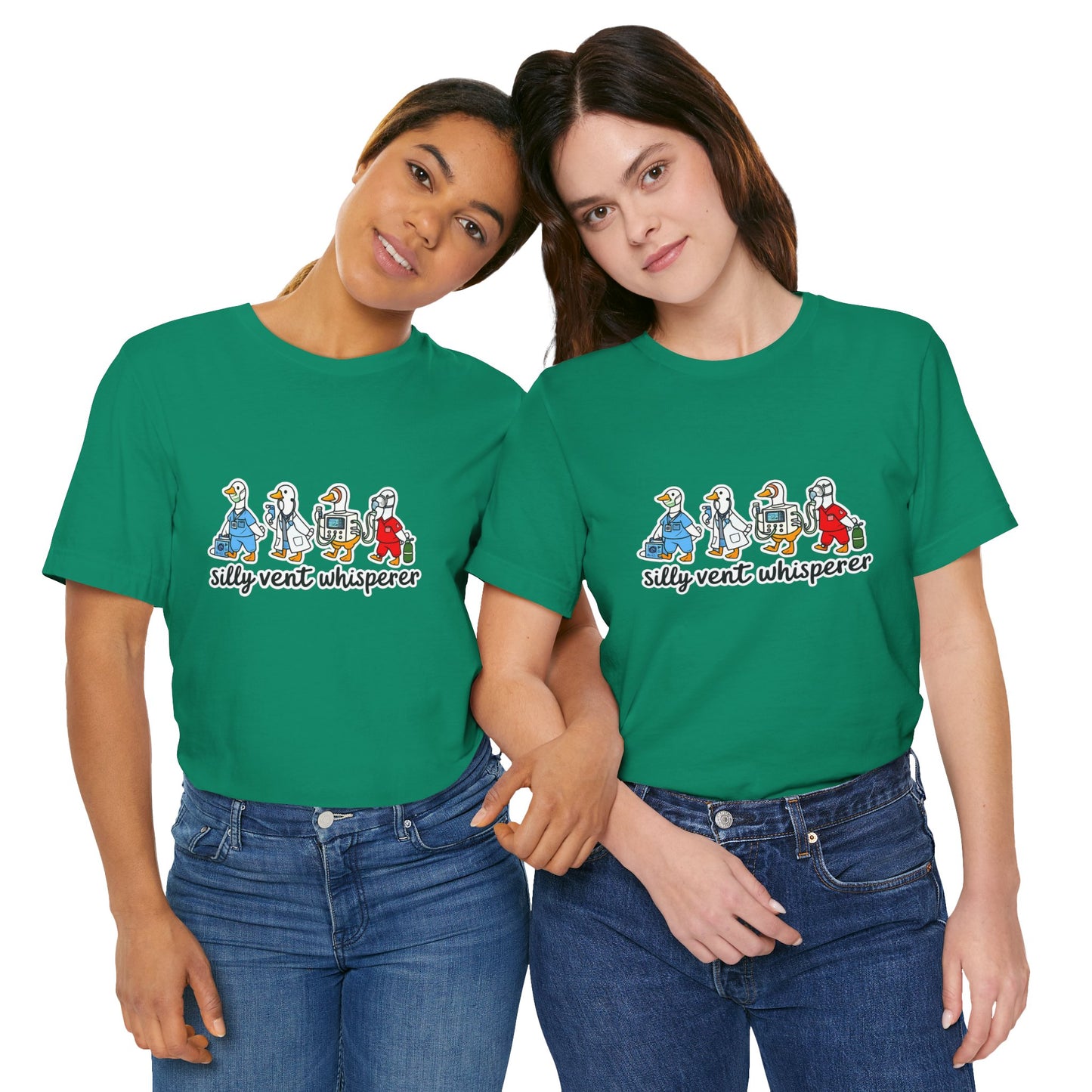 Silly Vent Whisperer Tee — Funny Crew respiratory care club