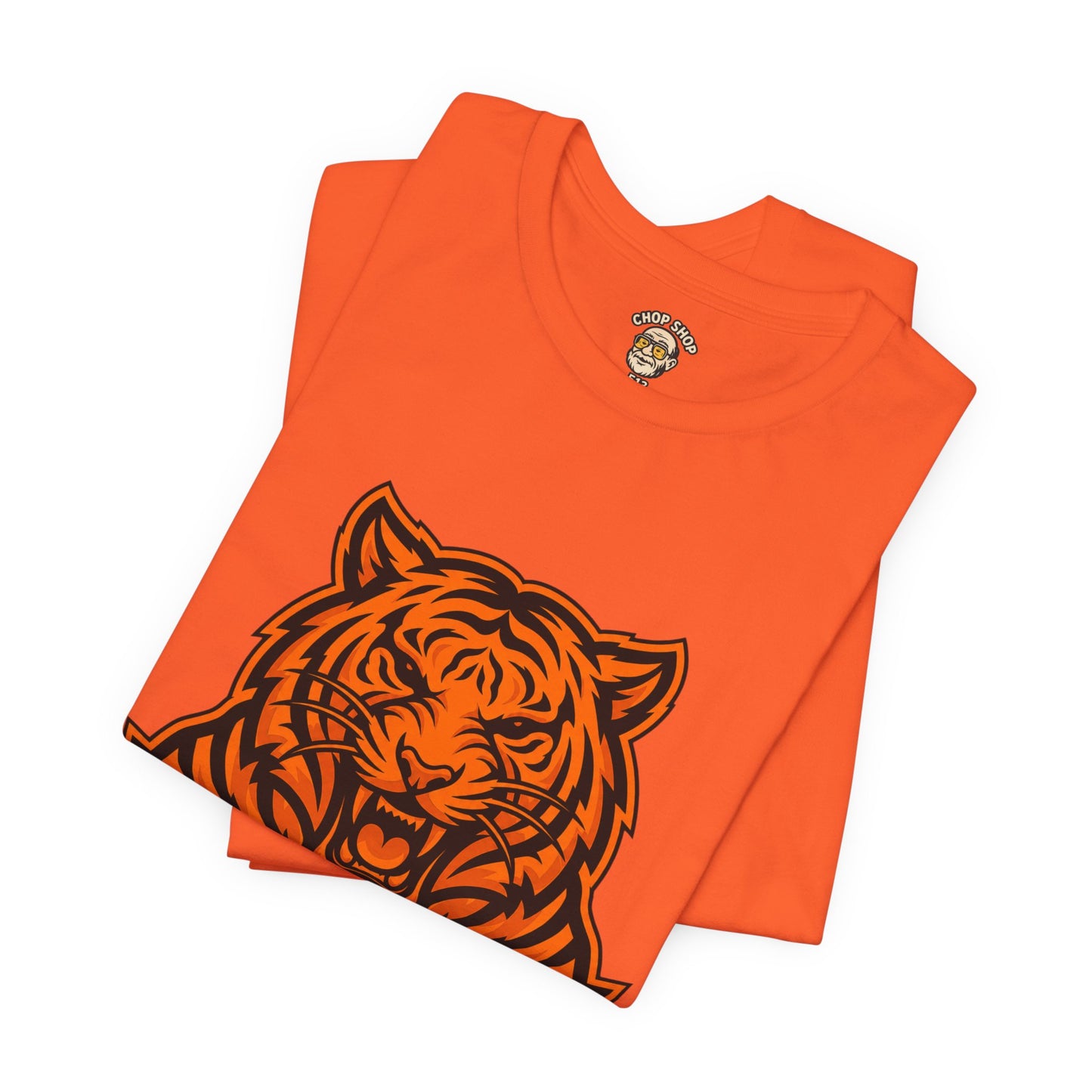 Orange/Black/White Who Dey Tiger Graphic Tee