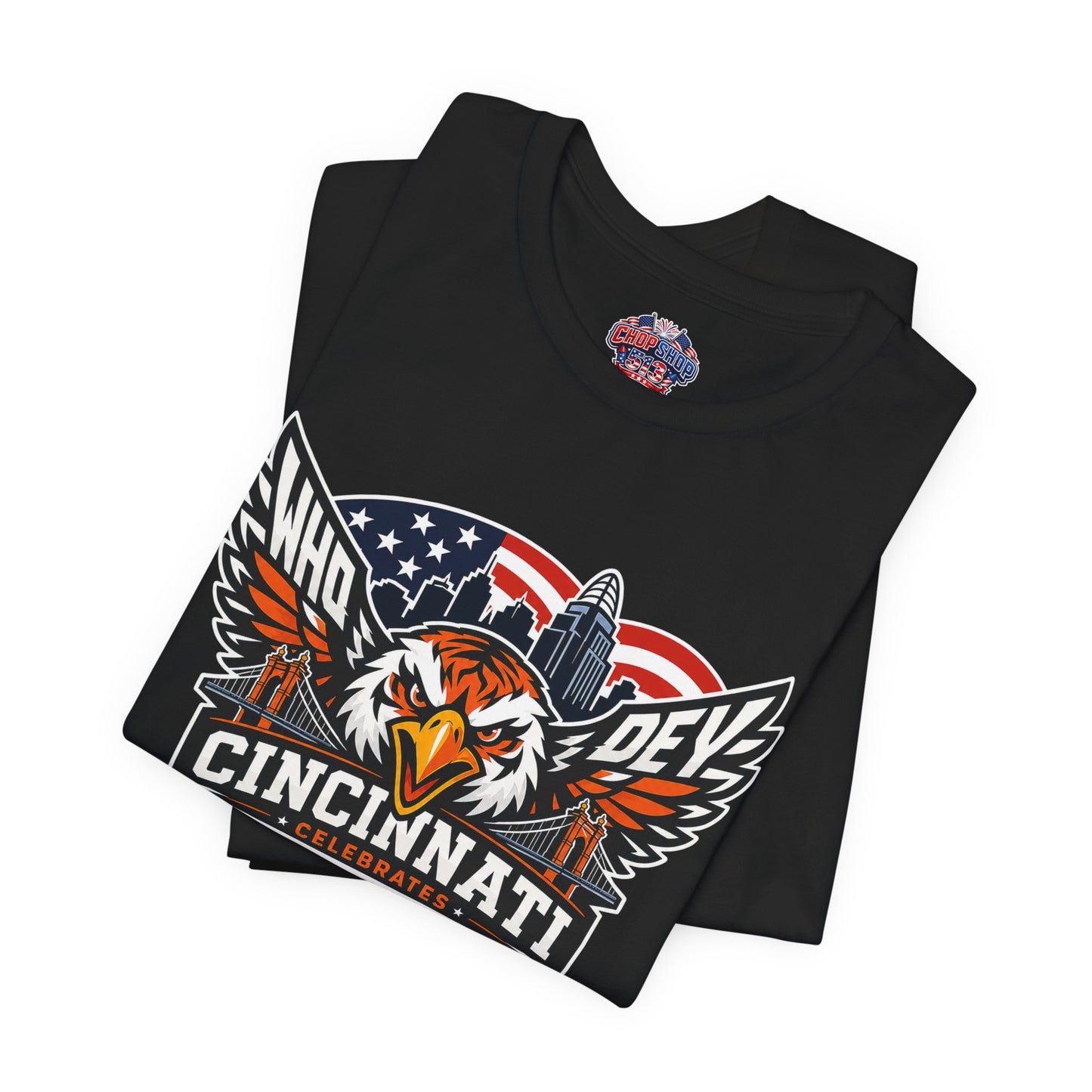 Cincinnati Celebrates America 250 Years of Freedom! Tiger Crest T‑Shirt