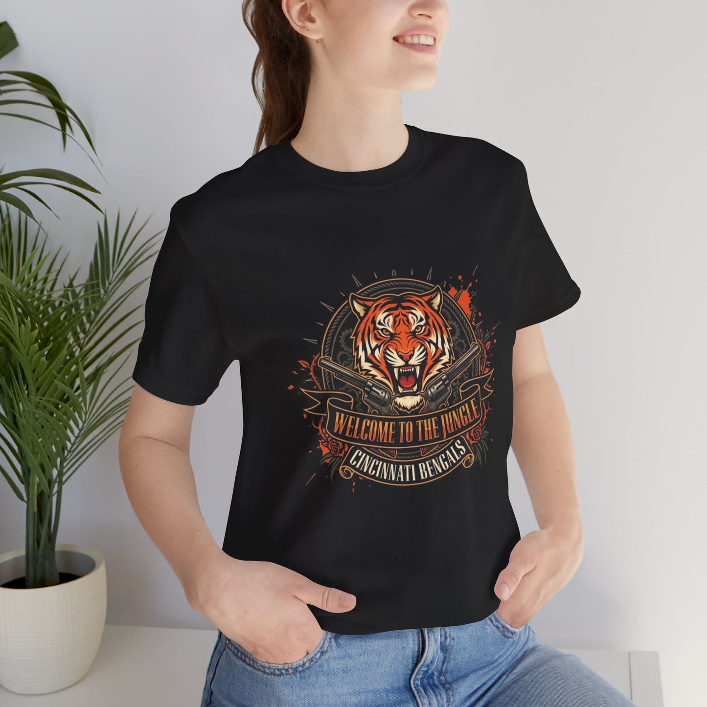 Cincinnati Bengals "Welcome to the Jungle" Tiger T-Shirt