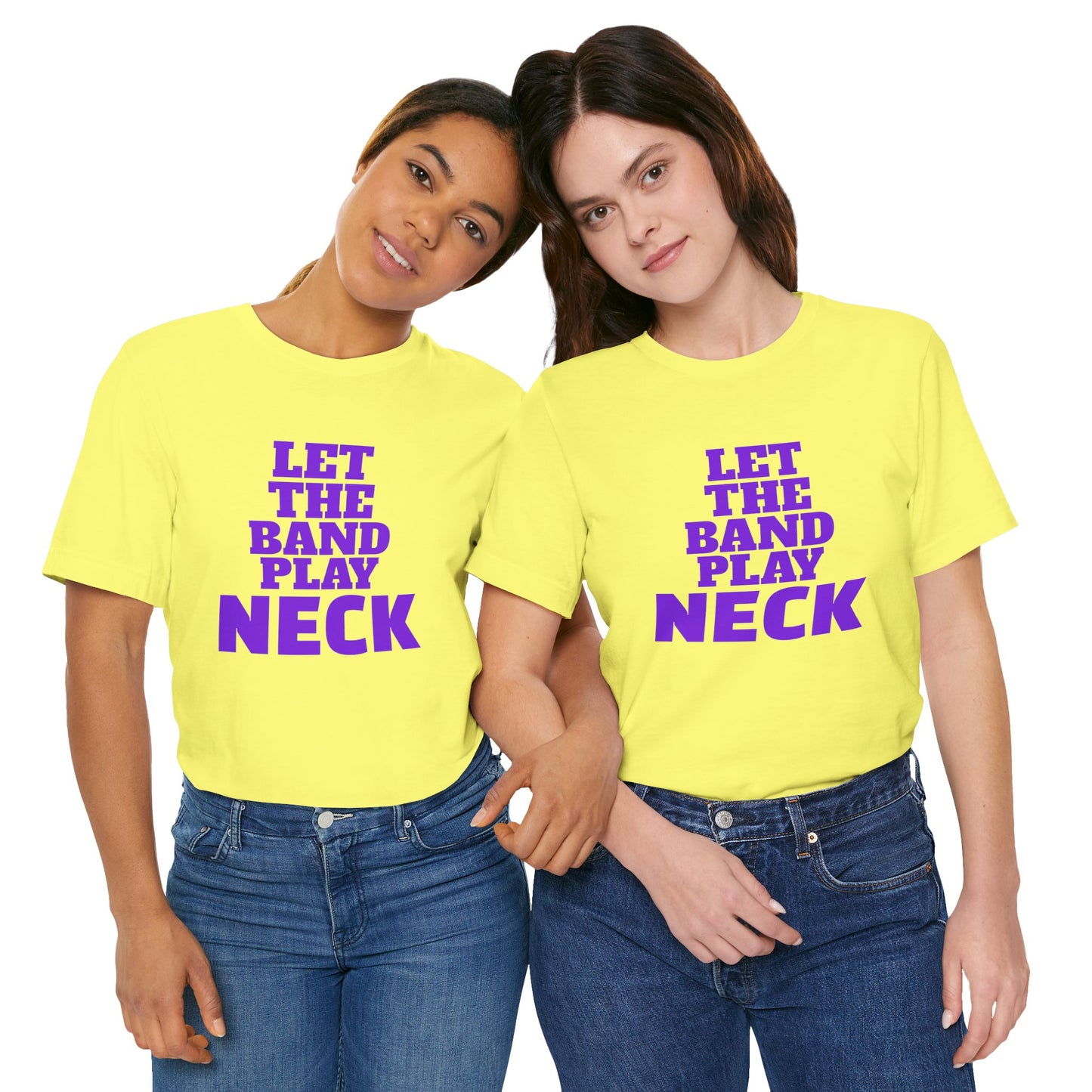 Tiger Nation Let The Band Play Neck Tee