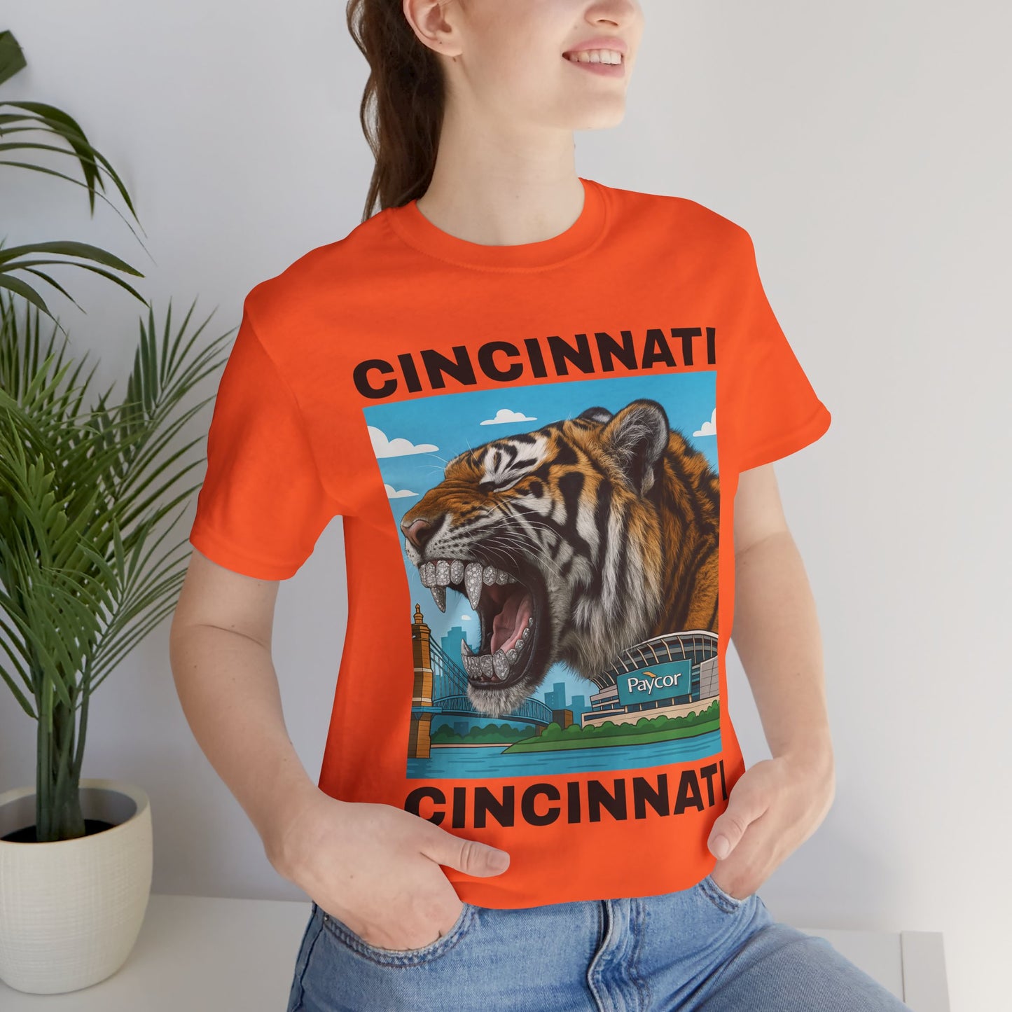 🔥💎🐅 Iced Out Roar – Queen City Tiger Tee