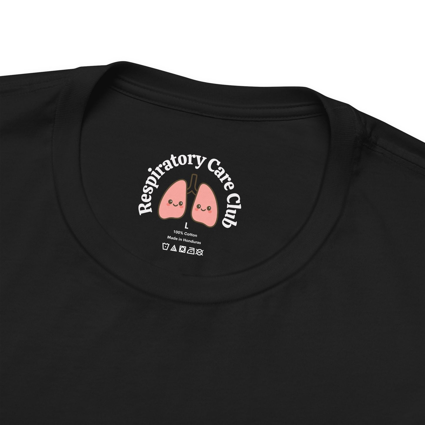 Respiratory Therapy Smiley T‑Shirt — Respiratory Therapist Gift