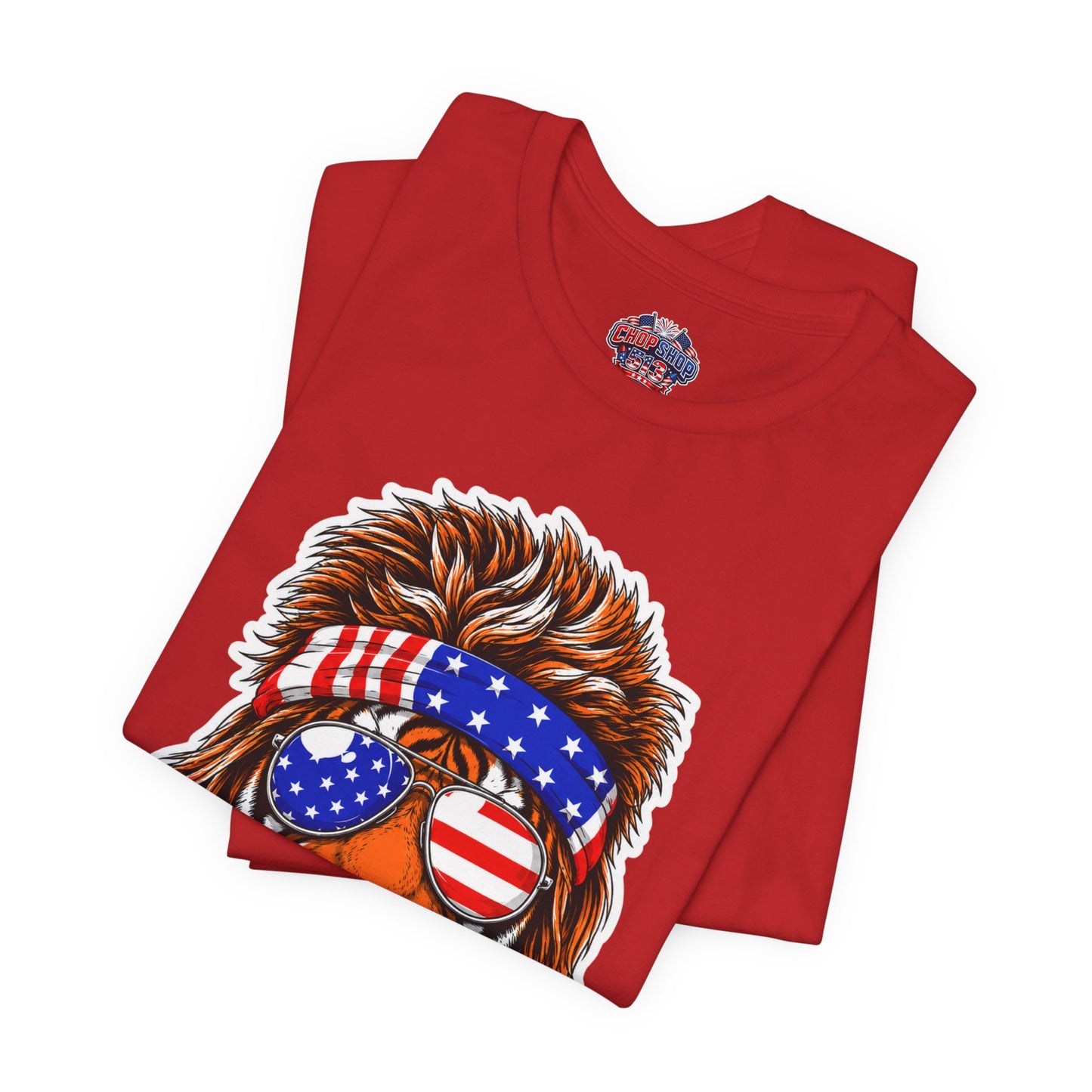 Freedom Mullet Tiger T-Shirt
