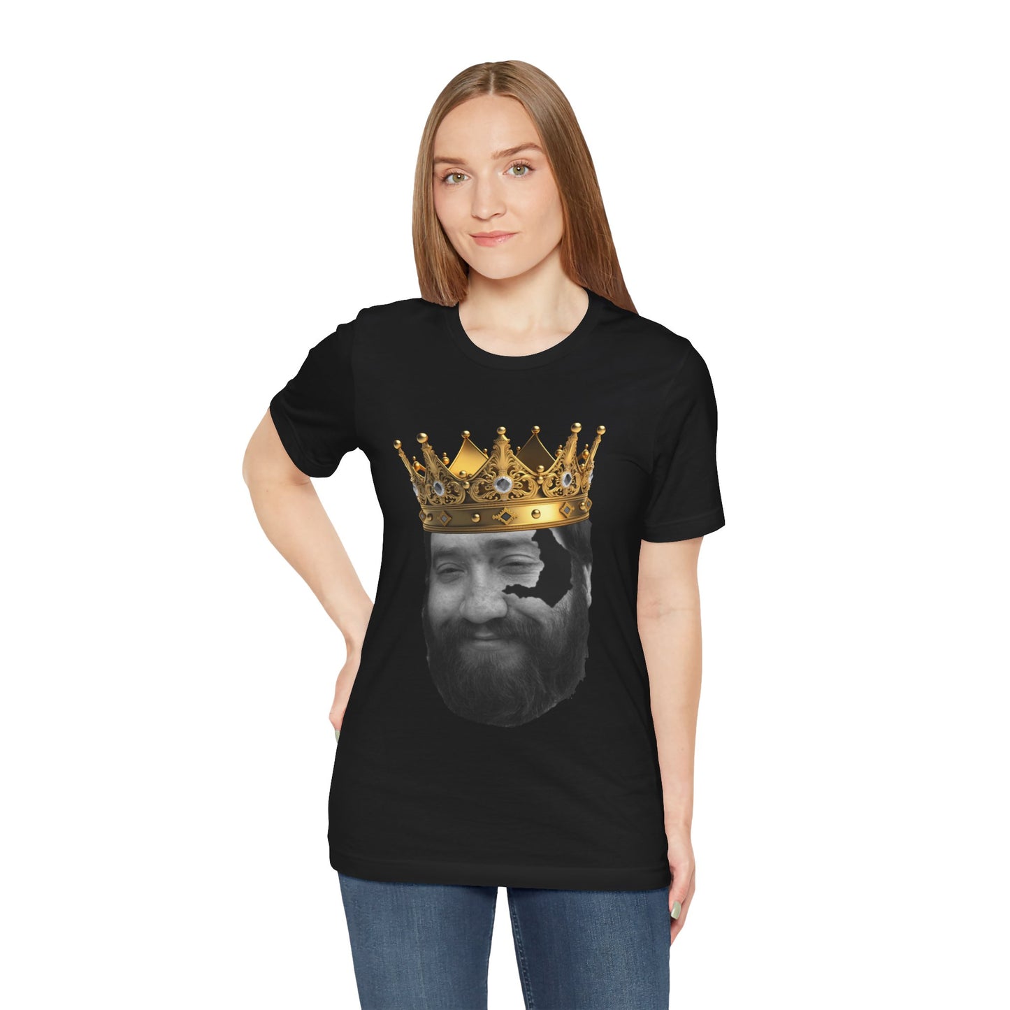 King Santori Tee: Crowned Unisex Jersey Short Sleeve Shirt